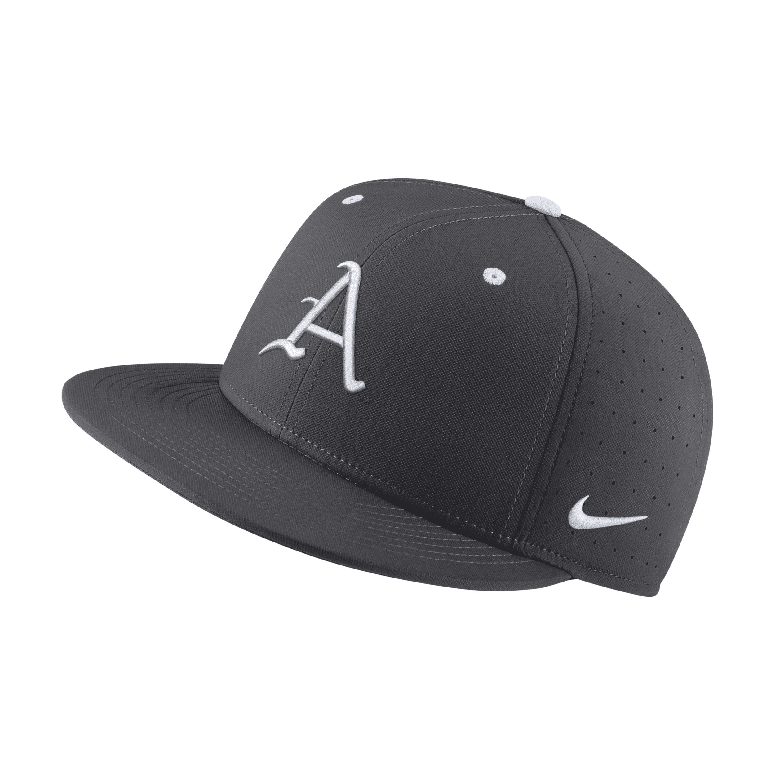 Nike Arkansas  Unisex College Fitted Baseball Hat In Black