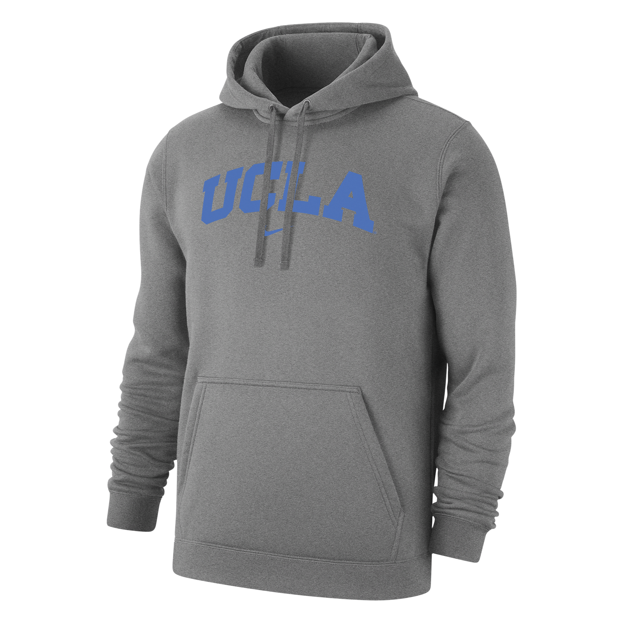 Shop Nike Ucla Club Fleece  Men's College Pullover Hoodie In Grey