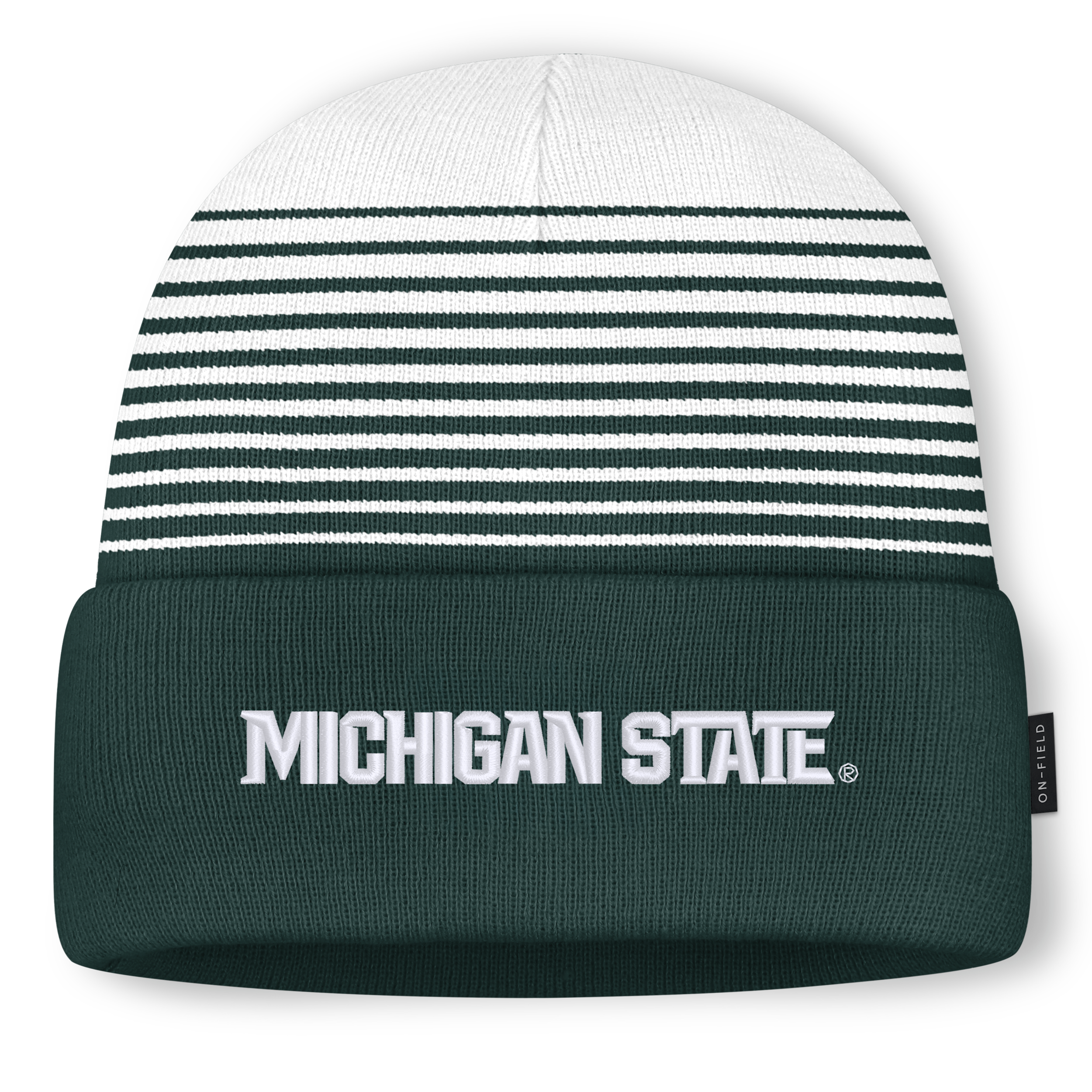 Men's and Women's Nike Green/White Michigan State Spartans On-Field Utility Knit Hat - Green, White
