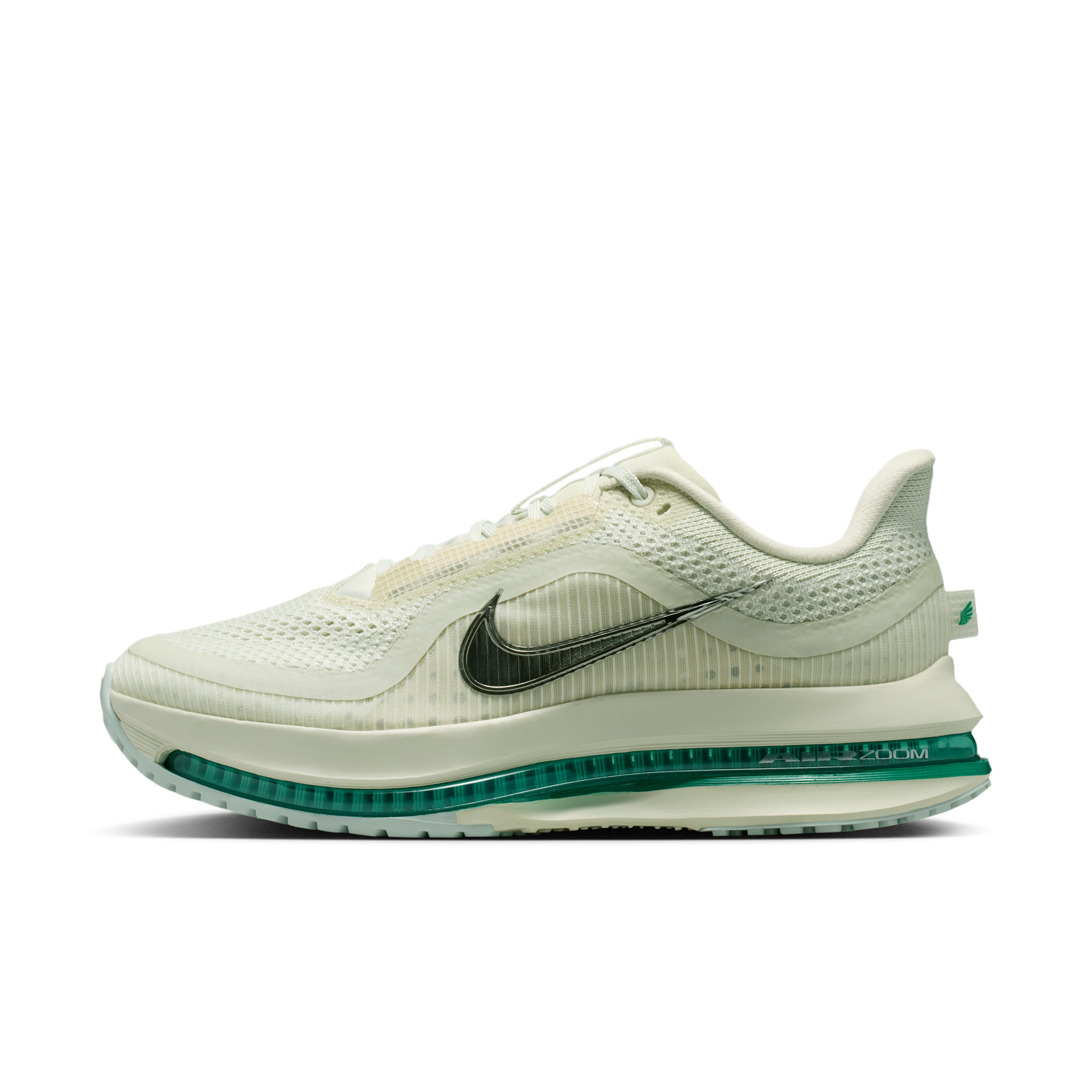 Nike Women's Pegasus Premium Running Shoes, Size 11, Sea Glass/Metallic Silver-Malachite
