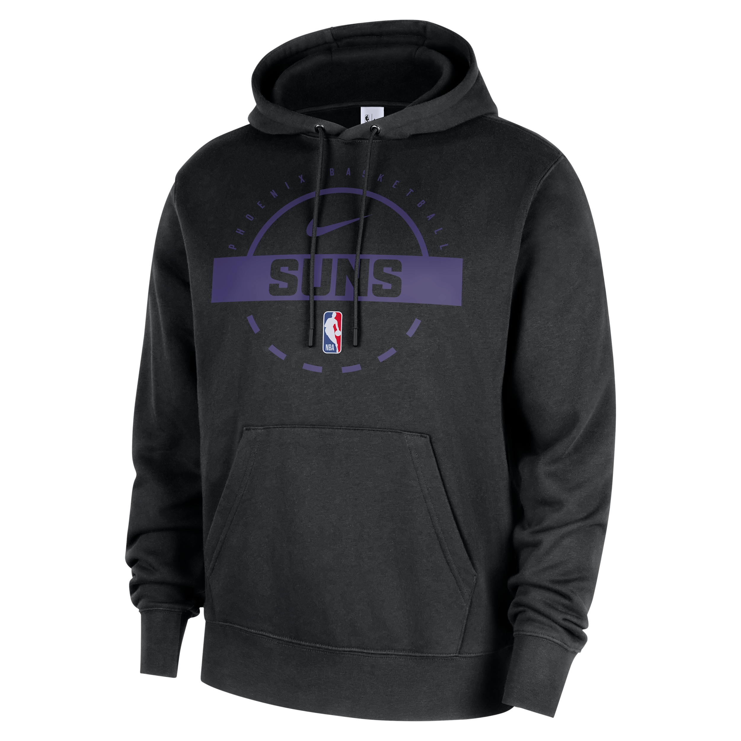 Nike Phoenix Suns Club  Men's Nba Practice Pullover Hoodie In Black
