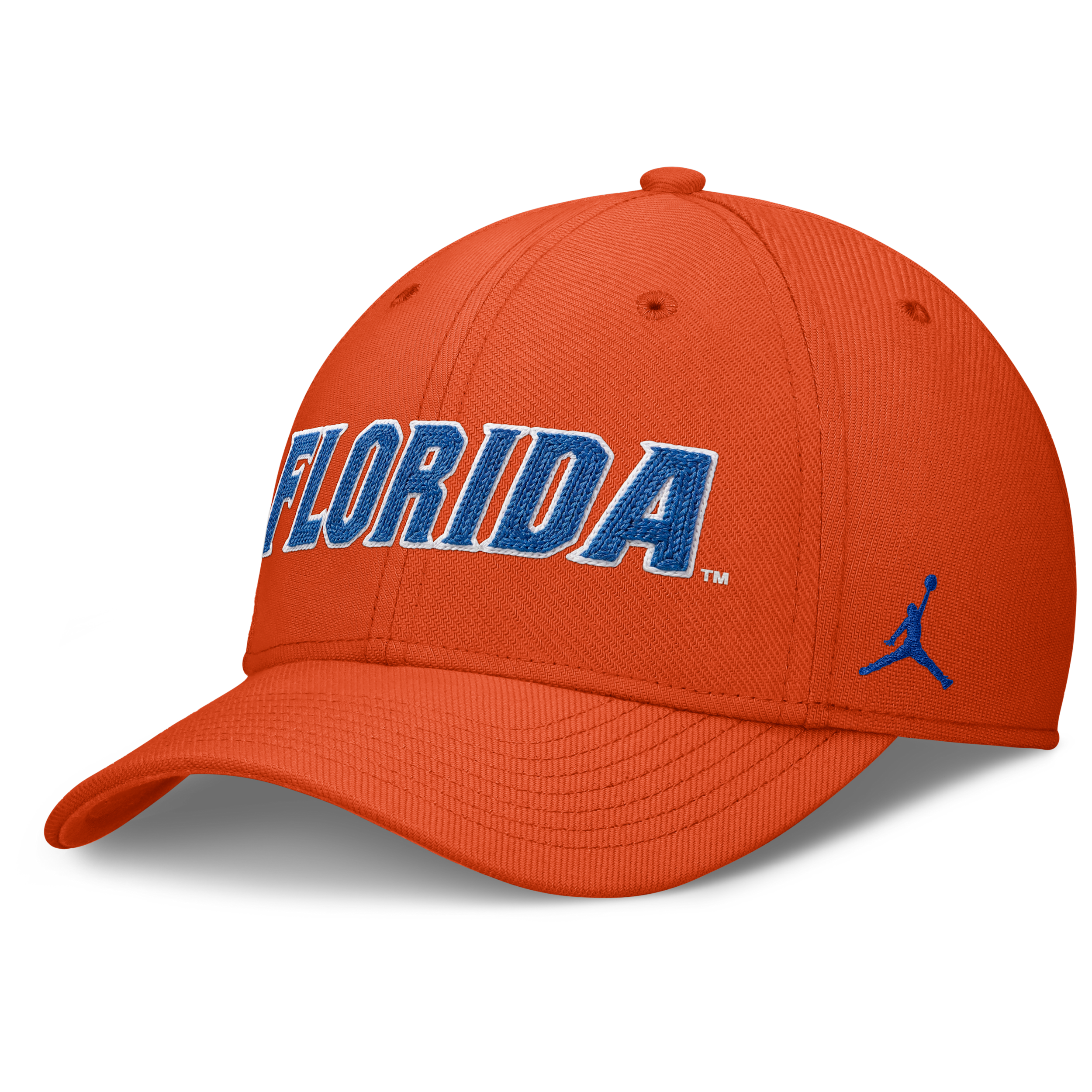 Nike Men's Florida Classic Swooshflex Jordan Brand Dri-FIT College Hat in Orange | JC3A89MUFN-KLK