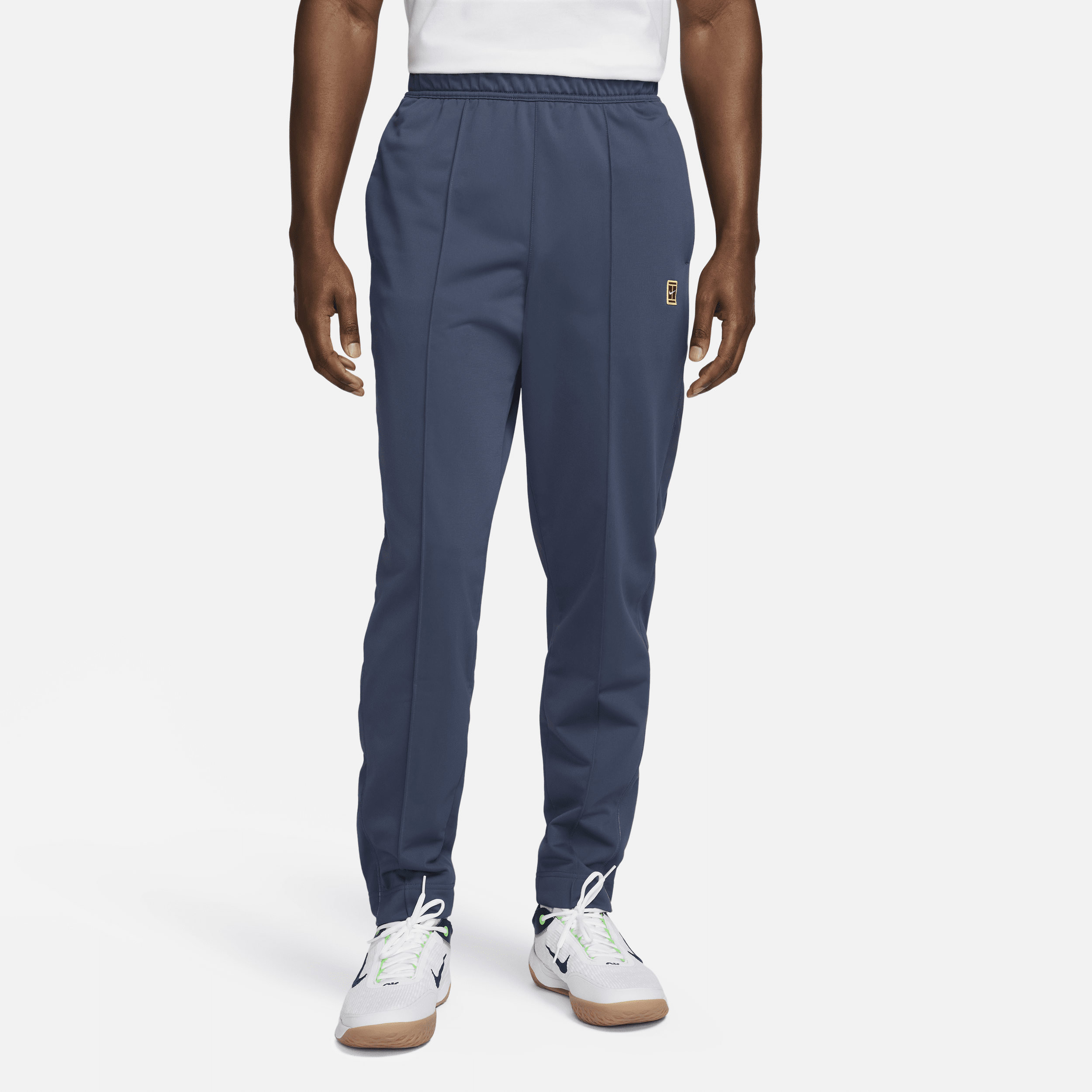 Shop Nike Men's Court Tennis Pants In Blue