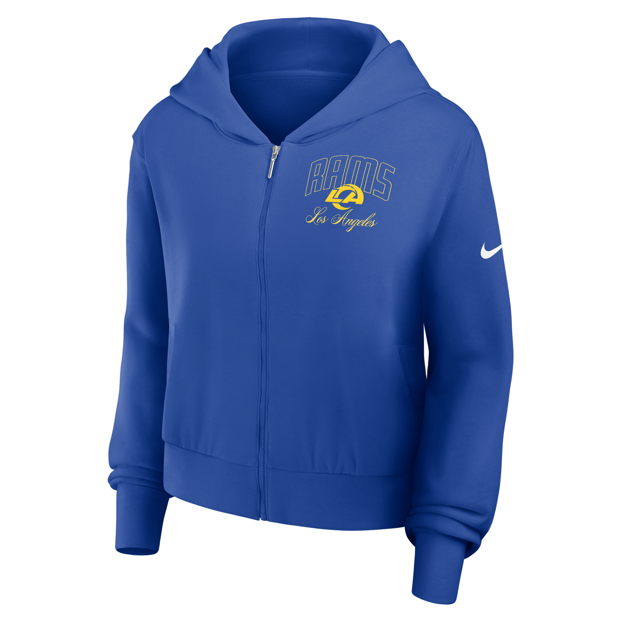 Los Angeles Rams Primetime Nike Women's NFL Full-Zip Hoodie in Blue | 035D4EV9X-VM3