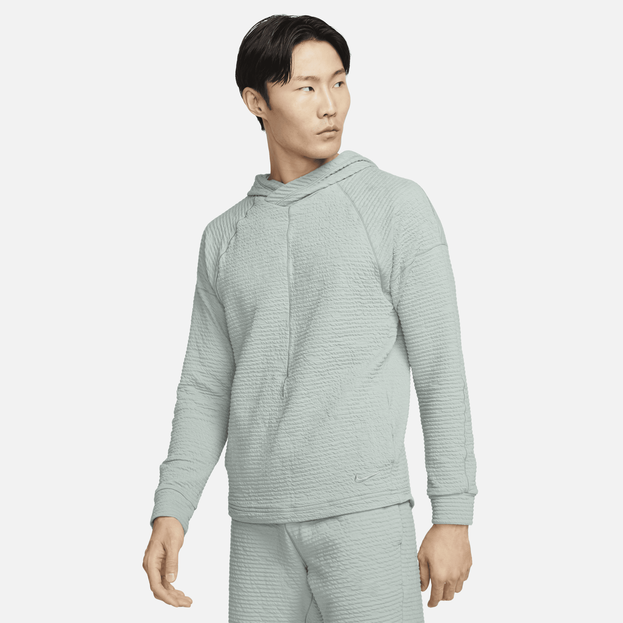 Nike Men's  Yoga Dri-fit Pullover In Grey