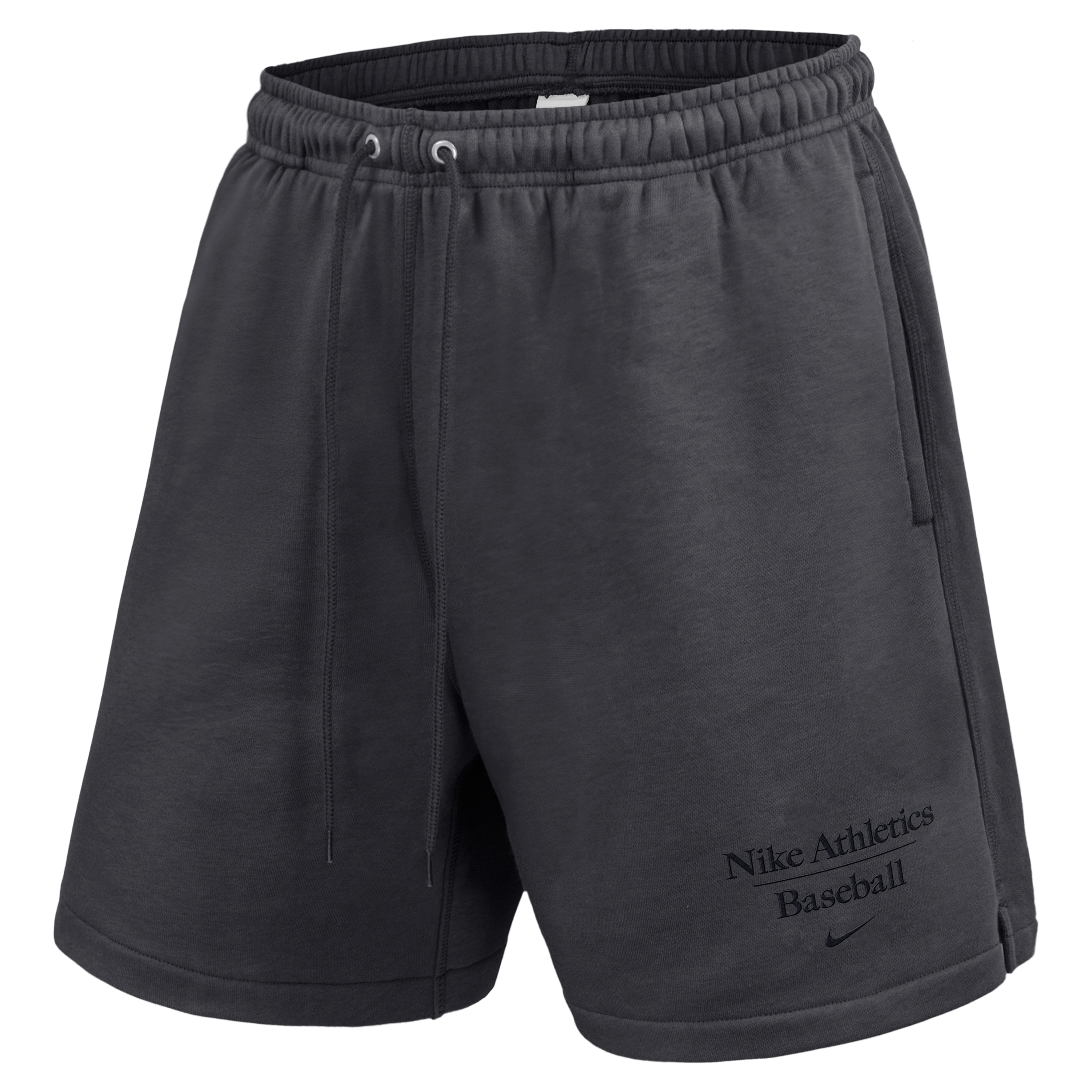 Nike Men's Club Fleece Baseball Shorts In Gray