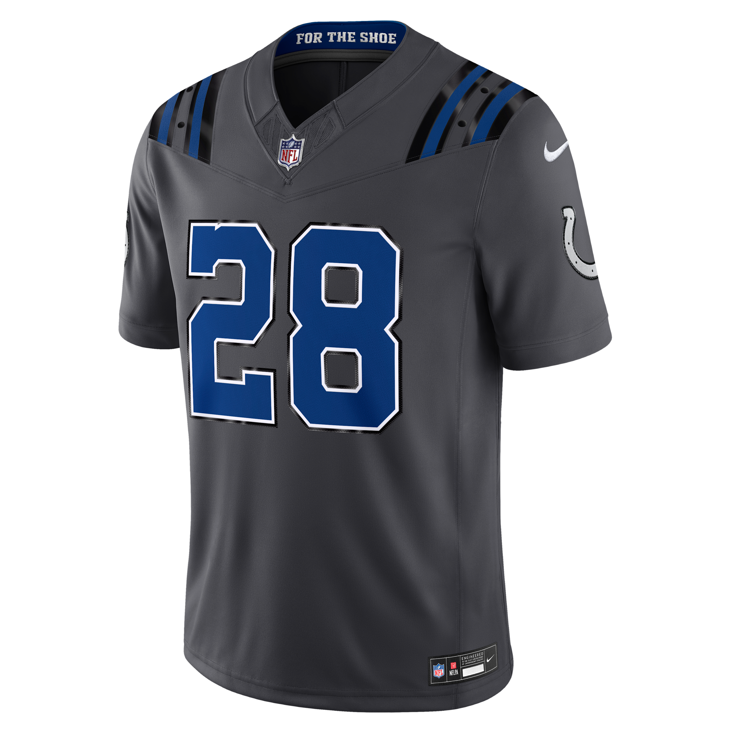 Nike Men's Jonathan Taylor Anthracite Indianapolis Colts 2026 Rivalries Collection Vapor F.u.s.e Stitched Limited Jersey - Anthracite