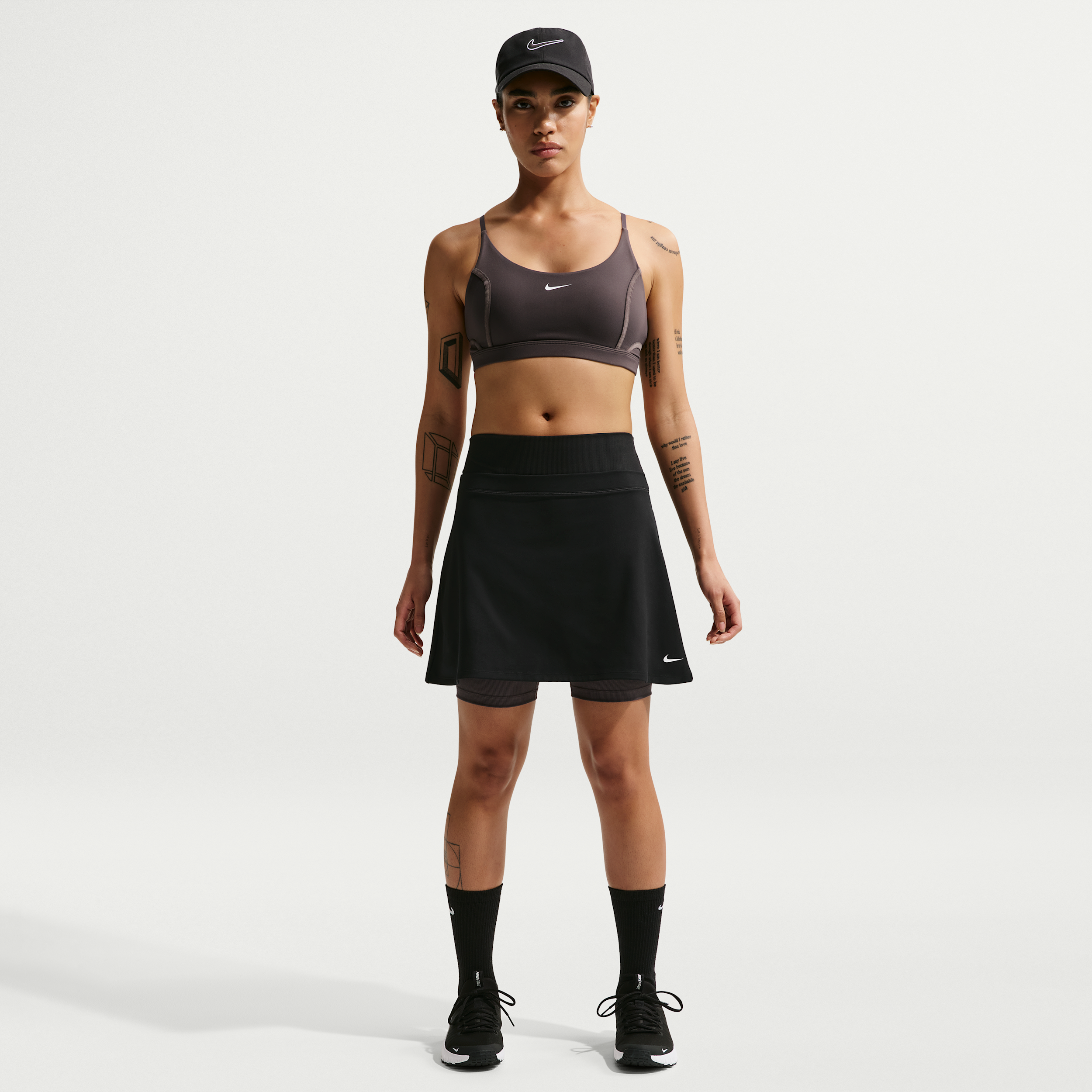 Nike Women's One Dri-FIT Skirt in Black | IM9935-010