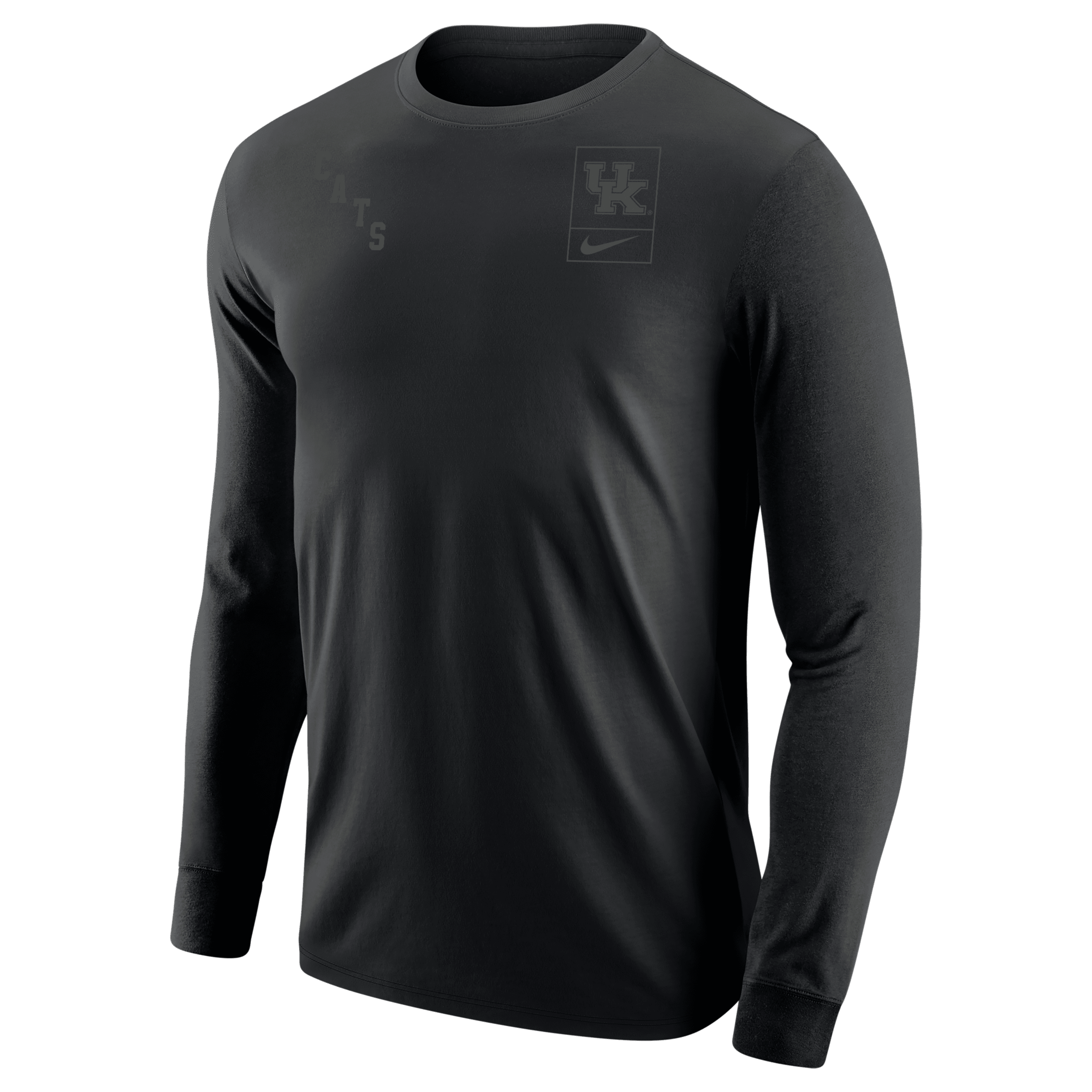 Nike Kentucky Olive Pack  Men's College Long-sleeve T-shirt In Black