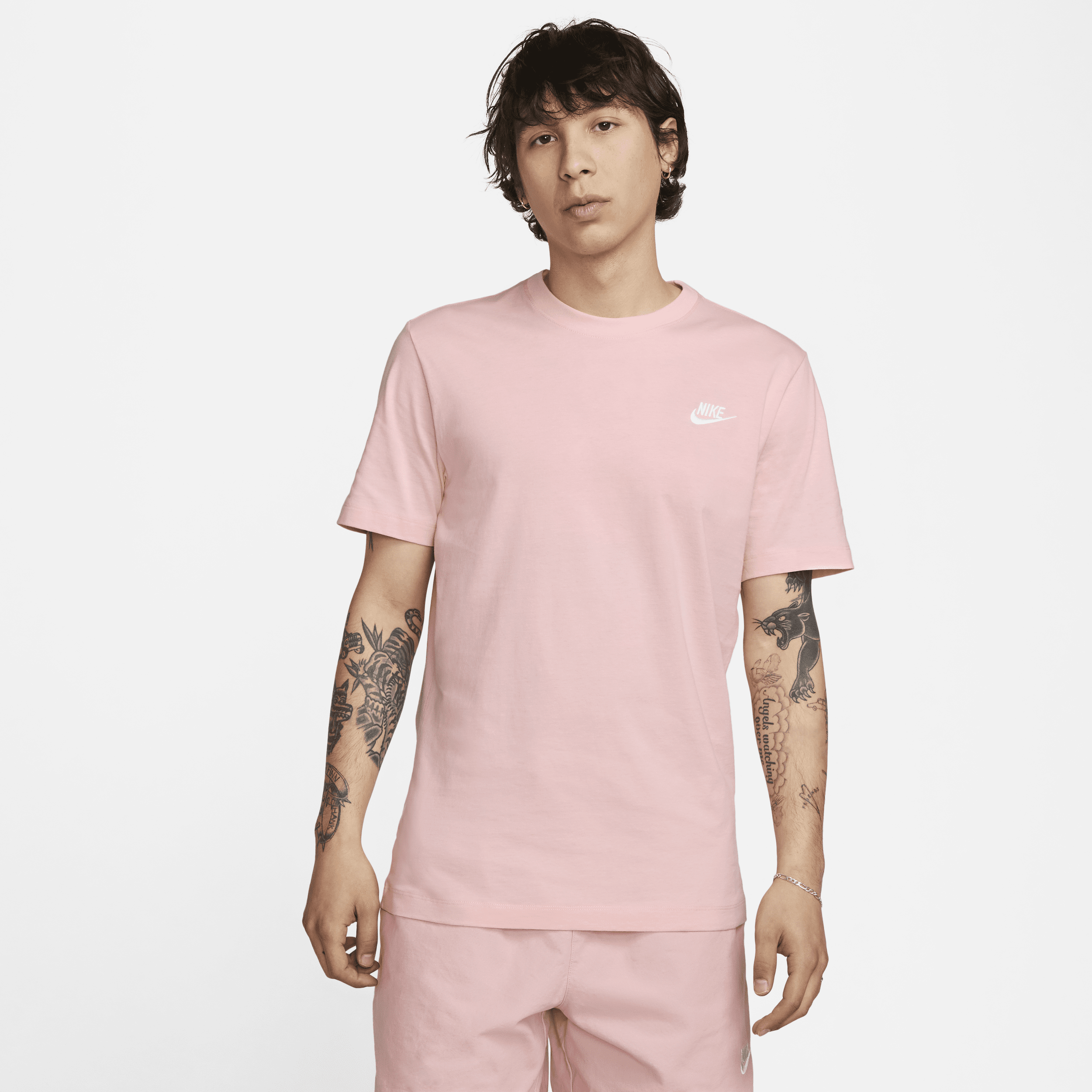 Nike Men's  Sportswear Club T-shirt In Pink