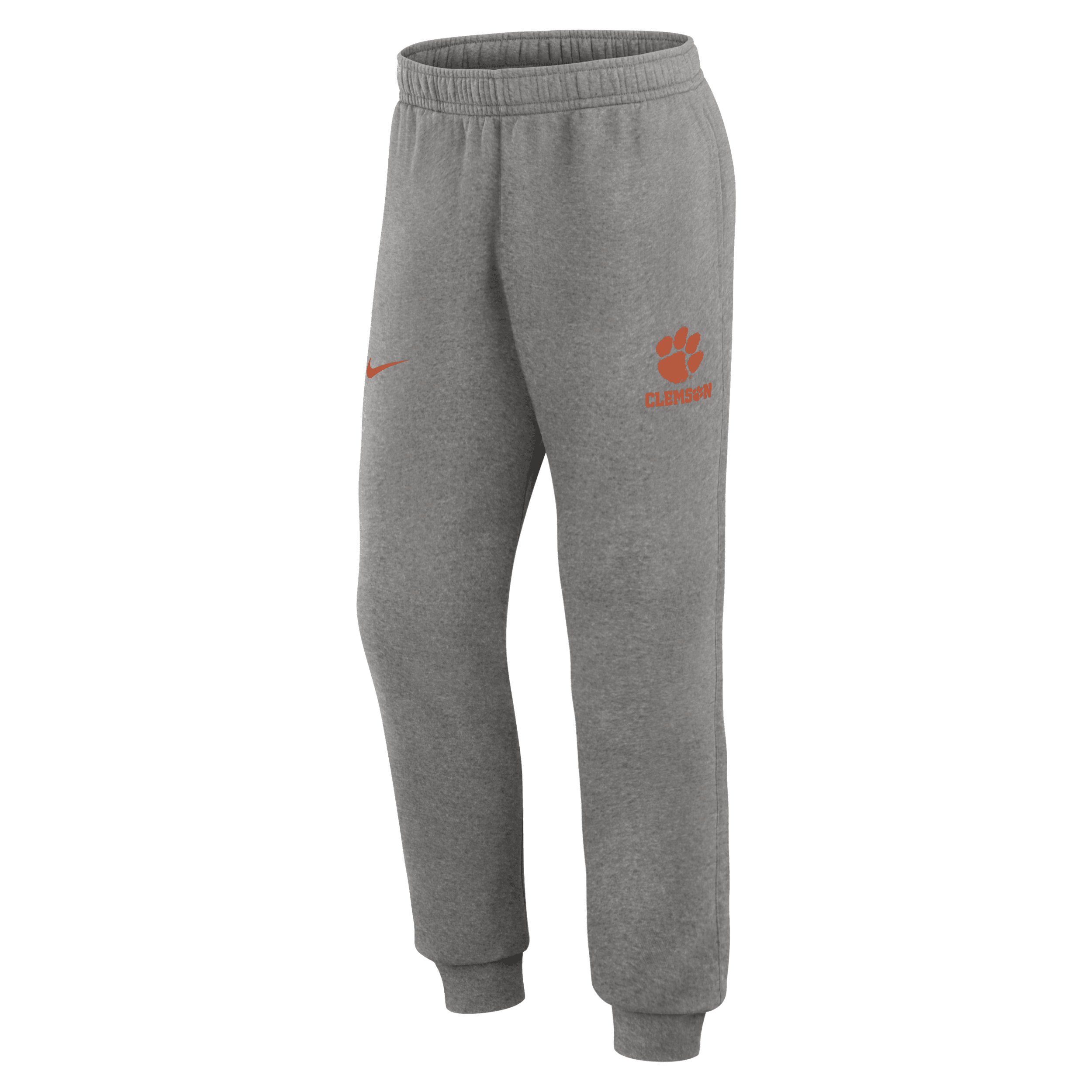 Nike Clemson Tigers Primetime Club Men's College Jogger Pants In Grey