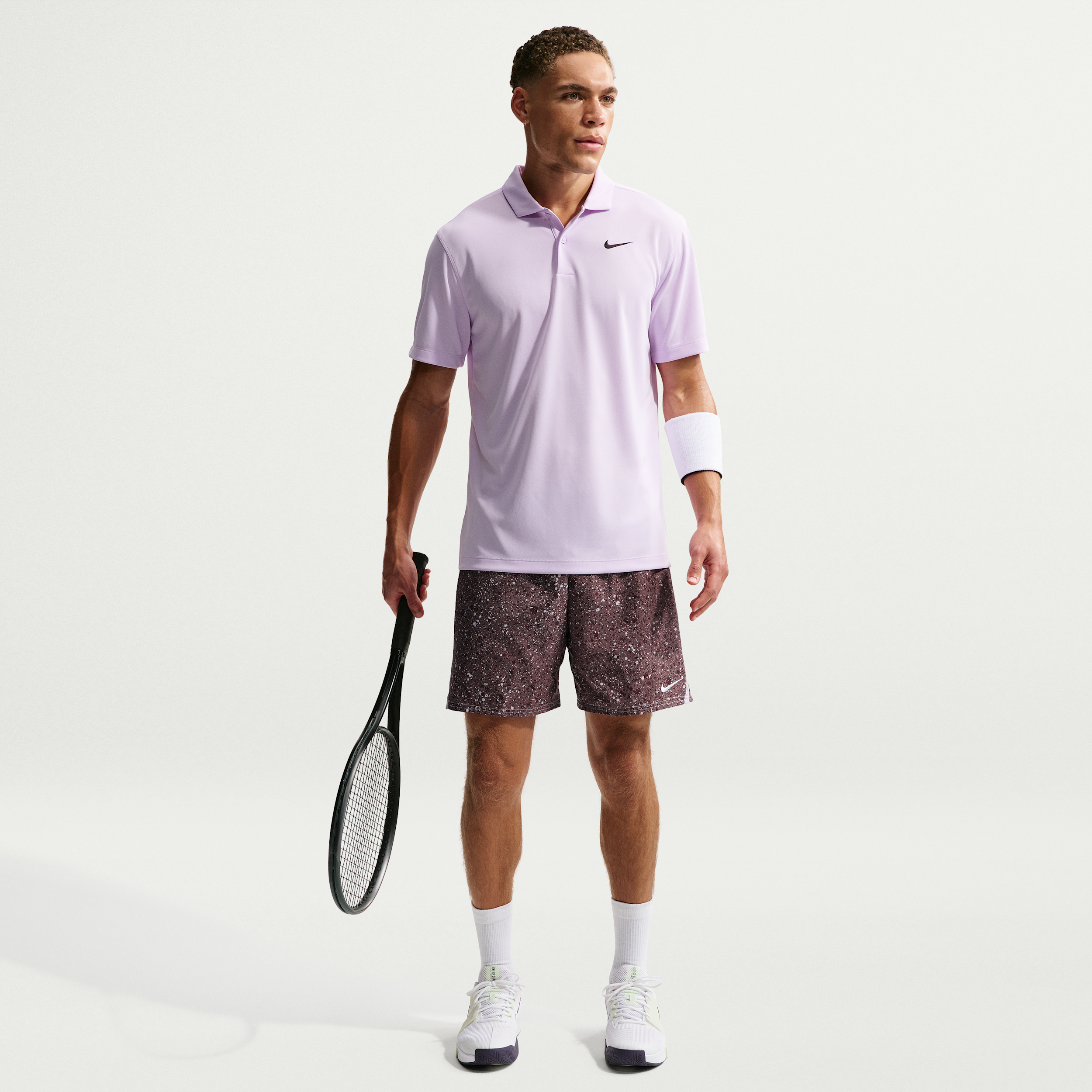 Nike Men's Court Victory Dri-FIT 7" Shorts in Purple | IB1080-502