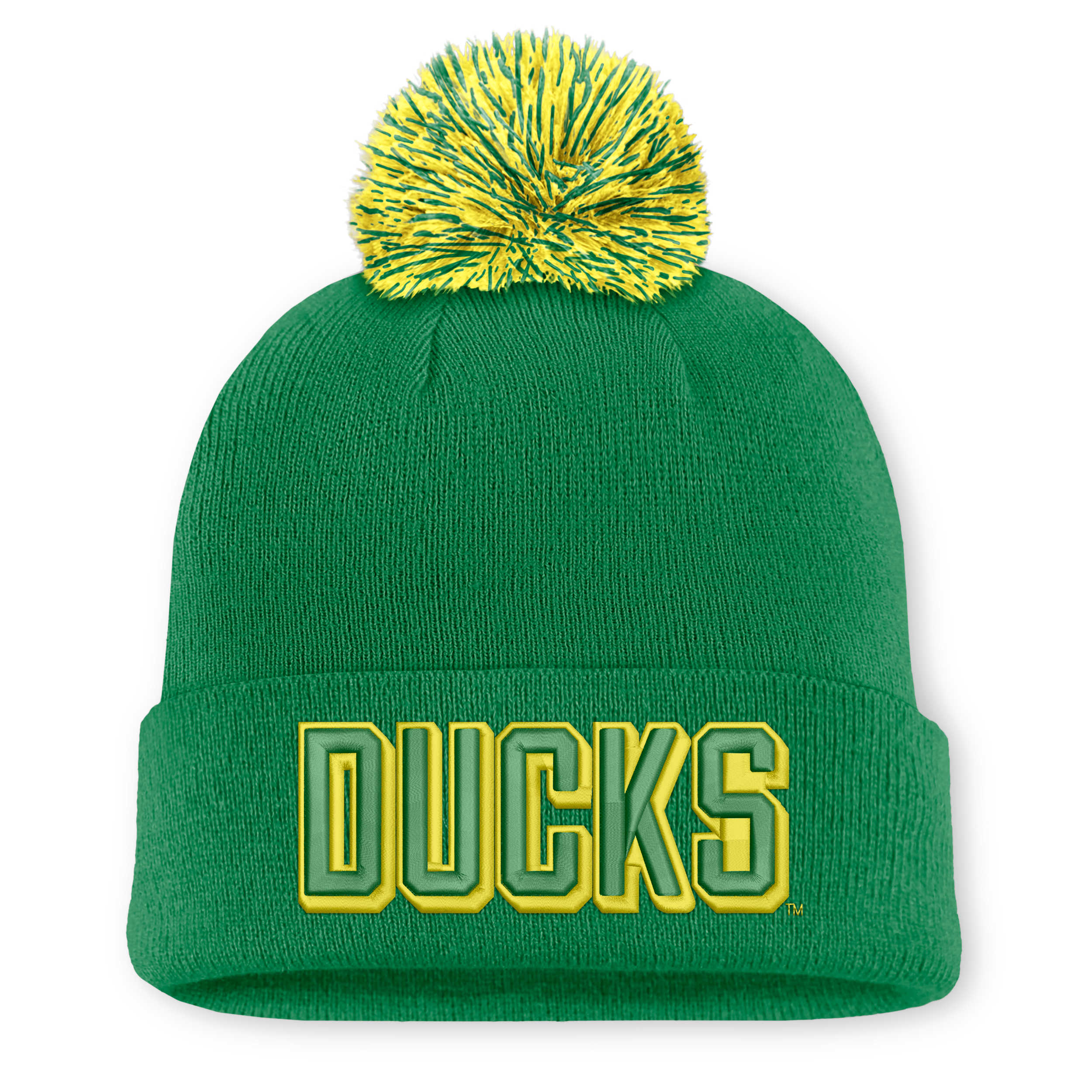 Oregon Peak Nike Unisex College Cuffed Beanie in Green | NC1630DUOV-40H