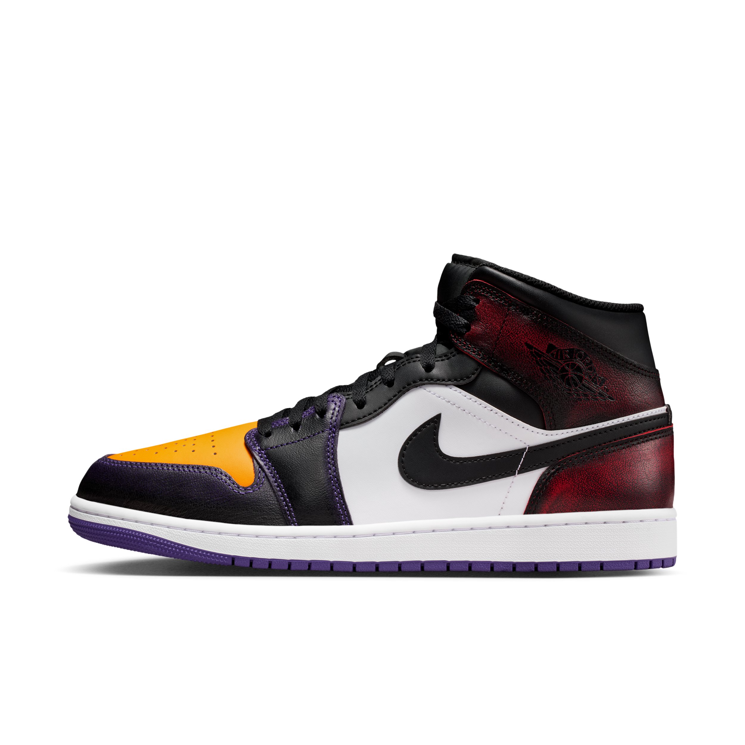 Men's Air Jordan 1 Mid SE Shoes in Red | IQ9383-611