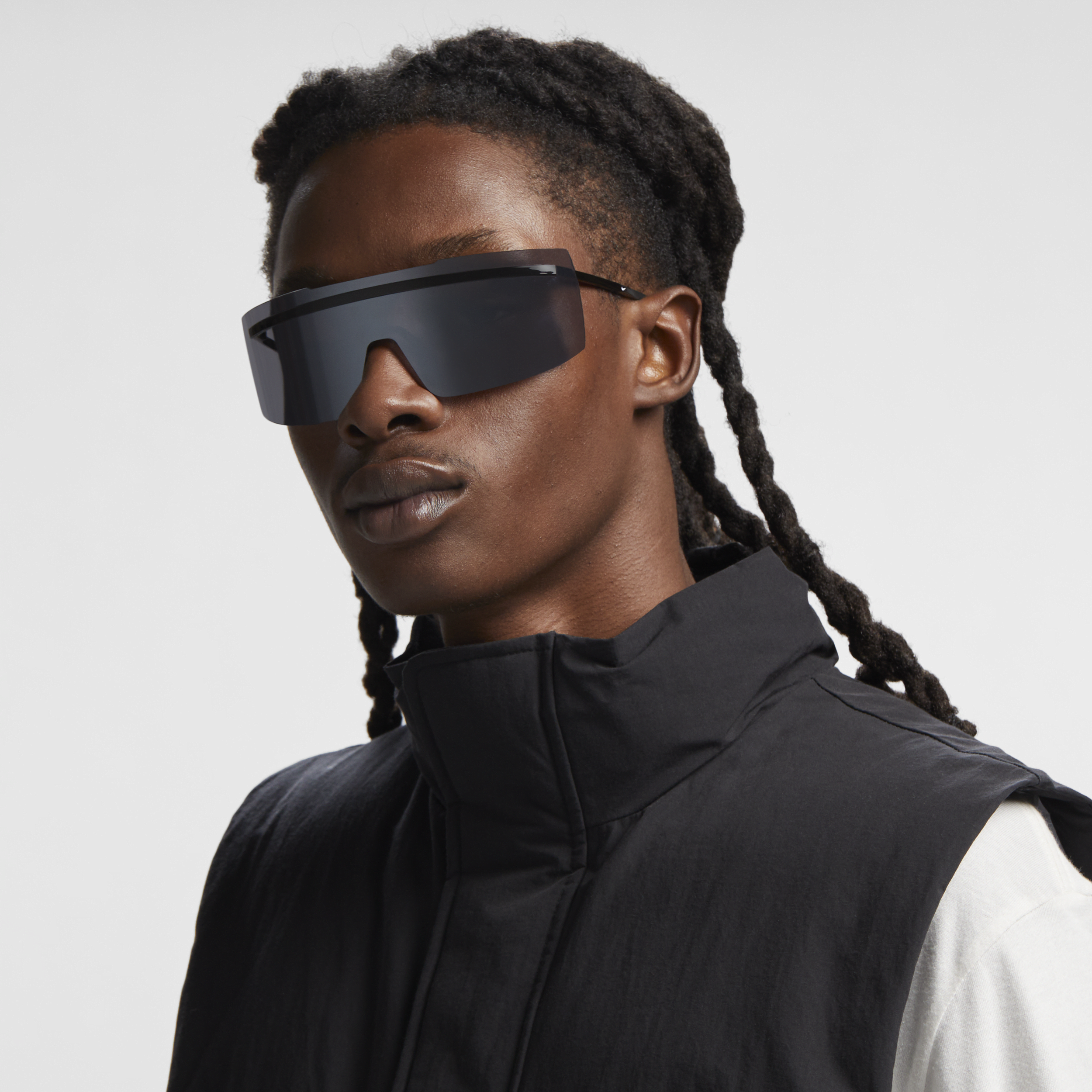 Shop Nike Unisex Echo Shield Sunglasses In Black