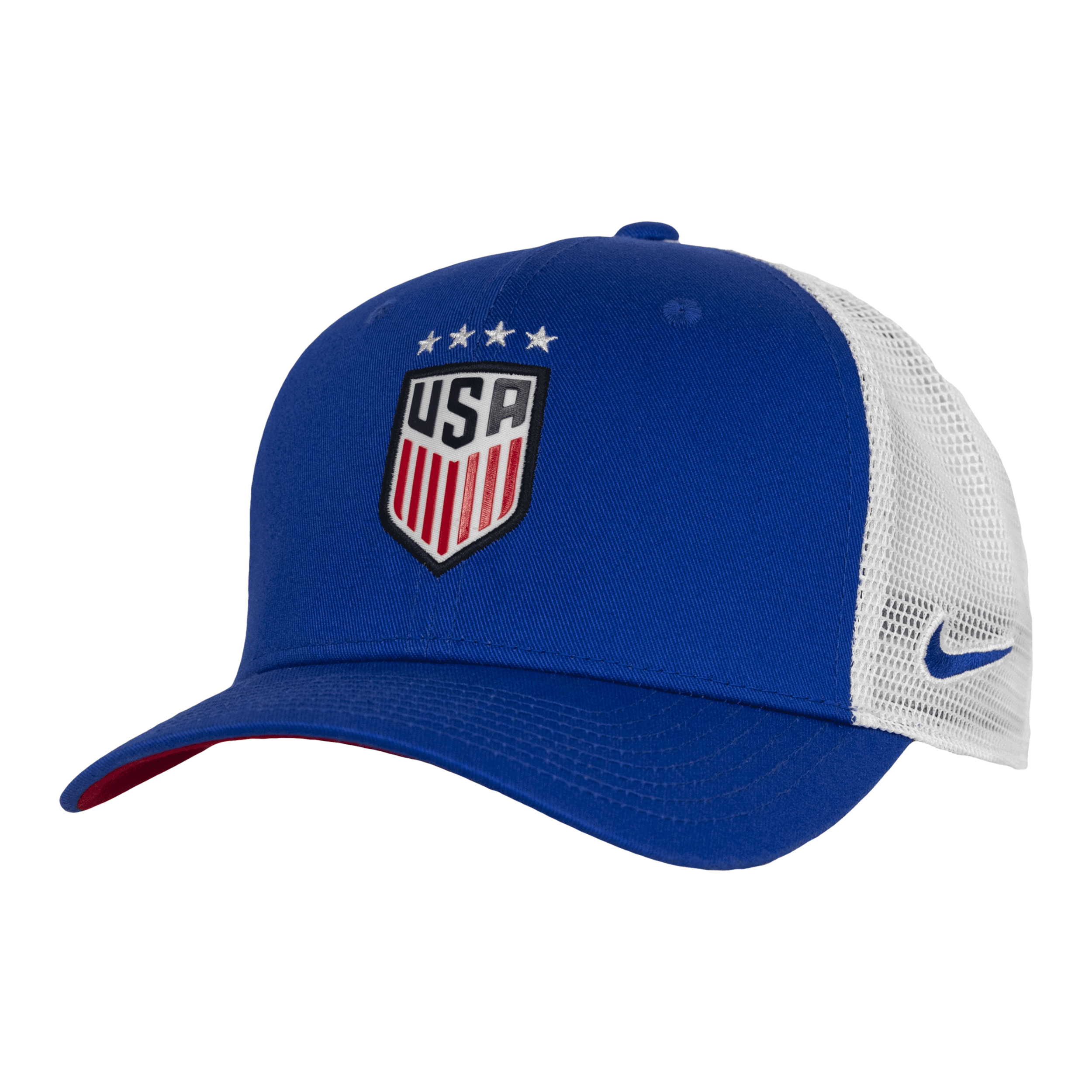 Shop Nike Uswnt Classic99  Unisex Soccer Trucker Cap In Blue