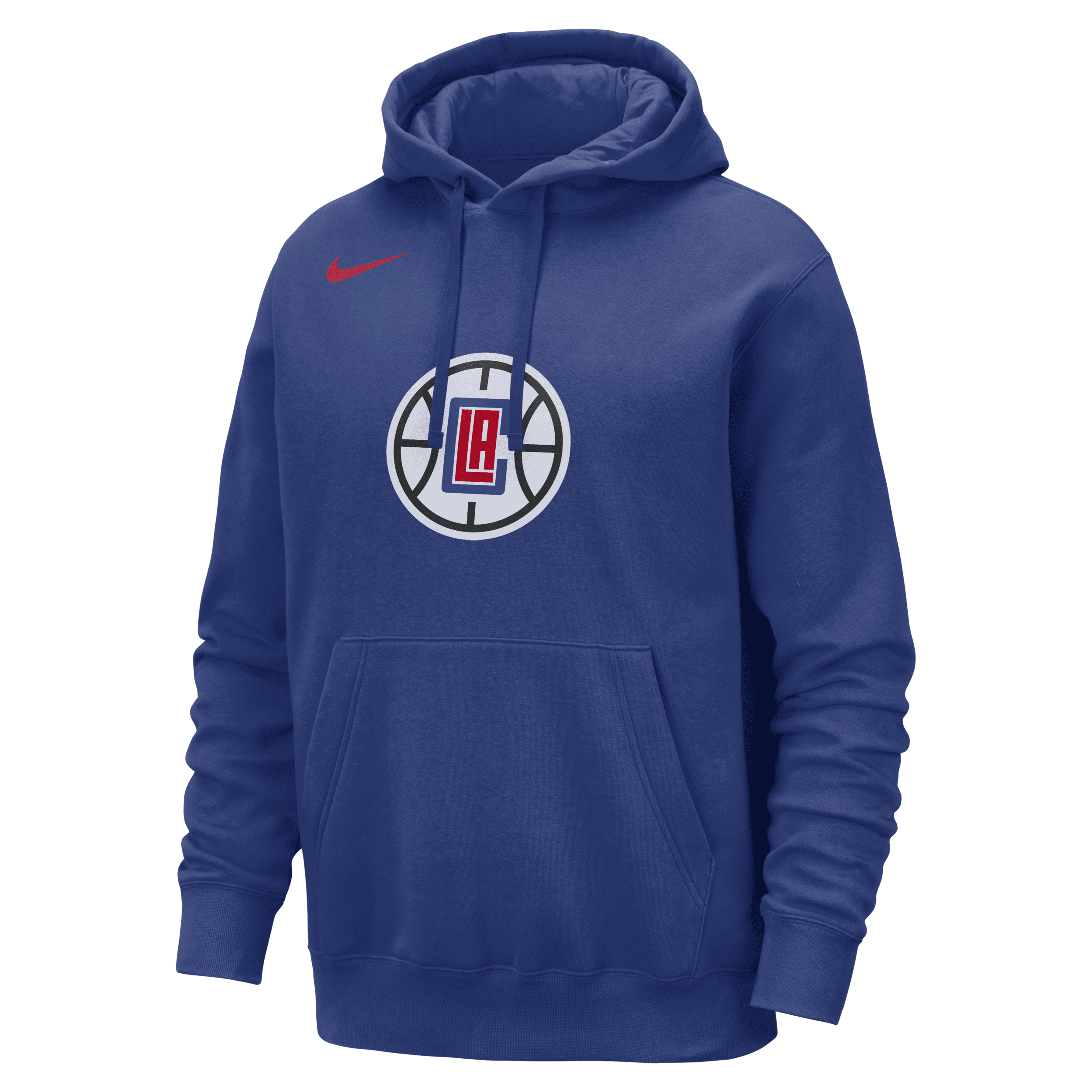 Nike La Clippers Club  Men's Nba Pullover Hoodie In Blue