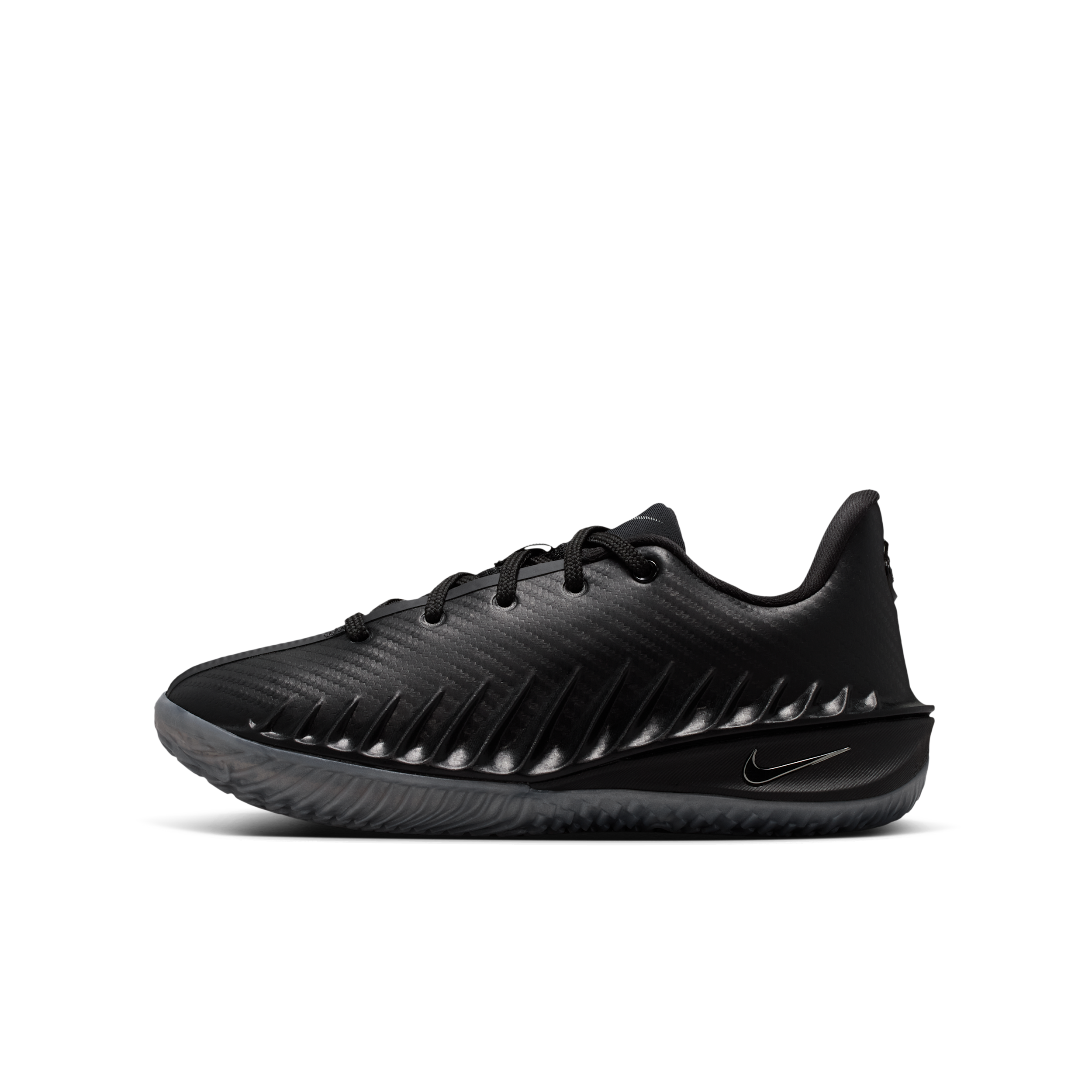Nike Kids' Grade School G.T. Cut 4 'Samurai' Basketball Shoes, Size 3.5, Black/Chrome-Multi-Color