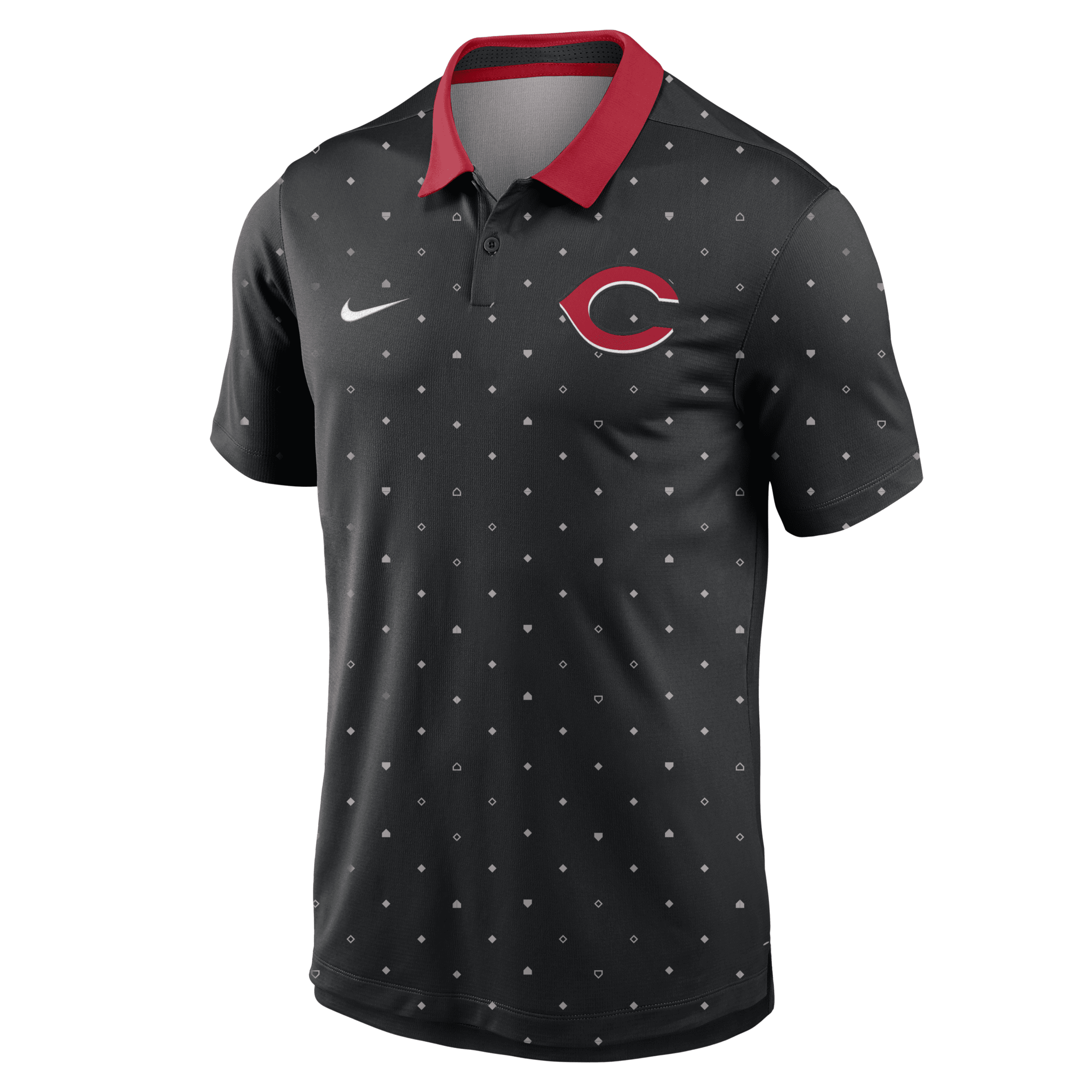 Shop Nike Cincinnati Reds Legacy Icon Vapor  Men's Dri-fit Mlb Polo In Black