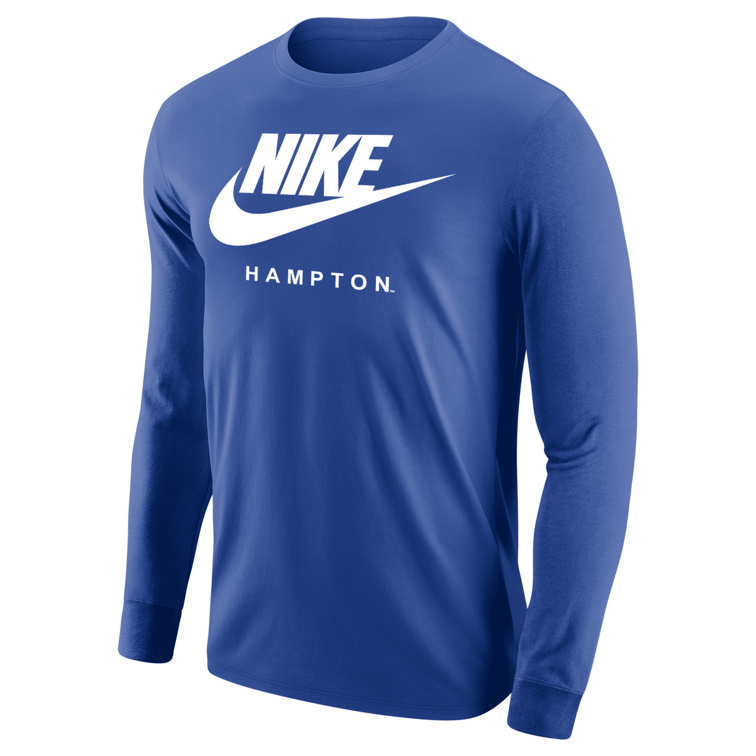 Nike Men's College 365 (hampton) Long-sleeve T-shirt In Blue