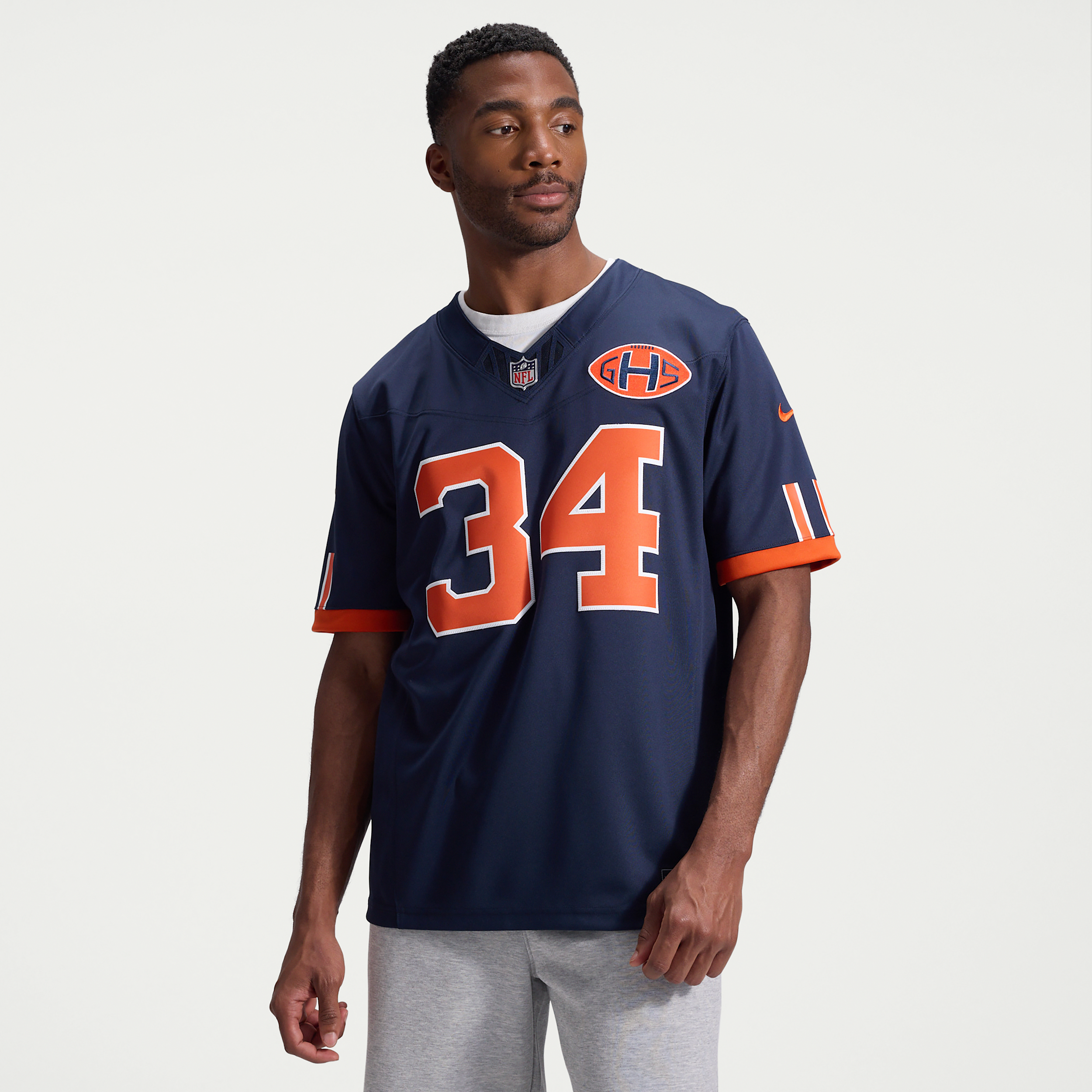Nike Men's Walter Payton Navy Chicago Bears 2026 Rivalries Collection Vapor F.u.s.e Stitched Limited Jersey - Navy