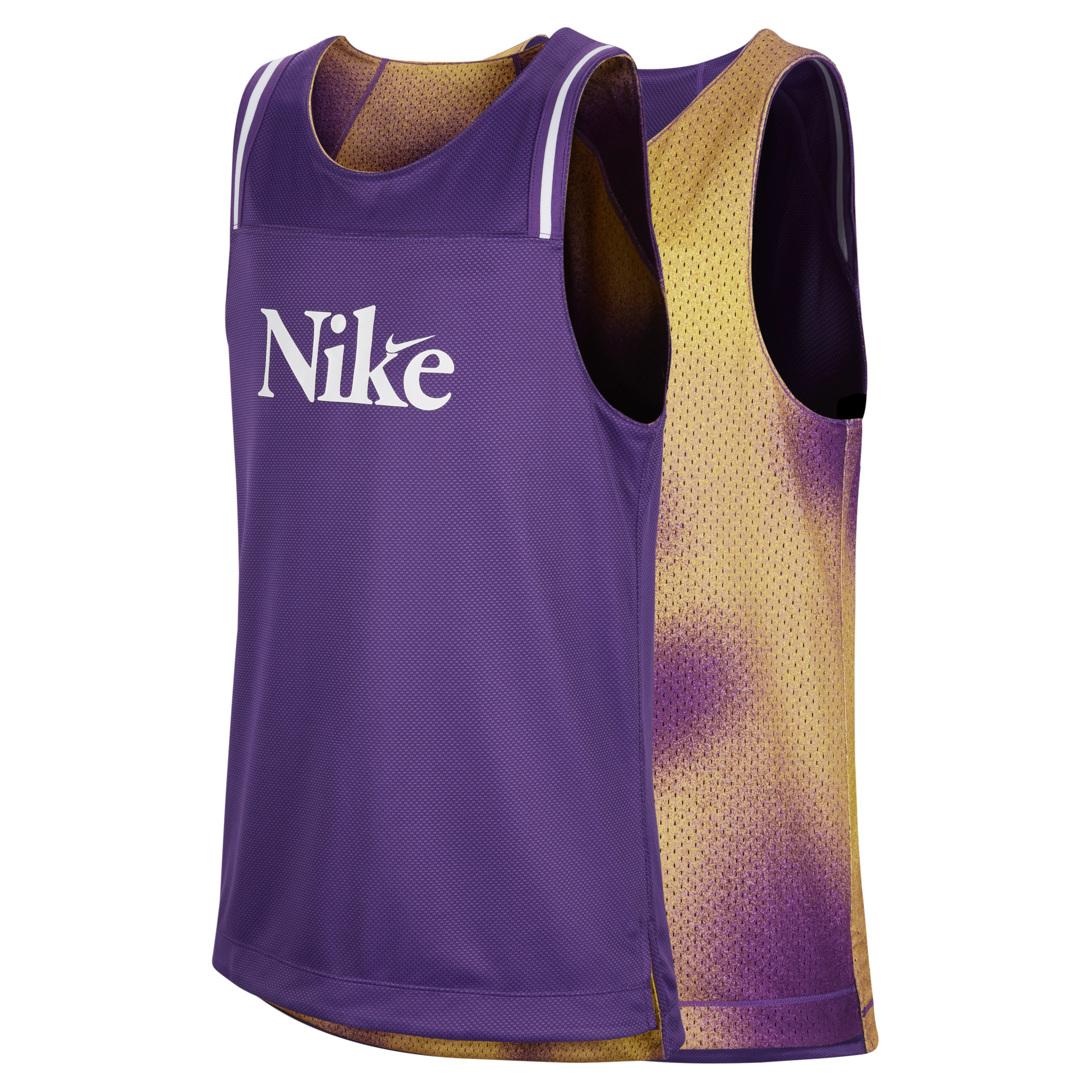 Nike Culture Of Basketball Big Kids' Reversible Basketball Jersey In Purple