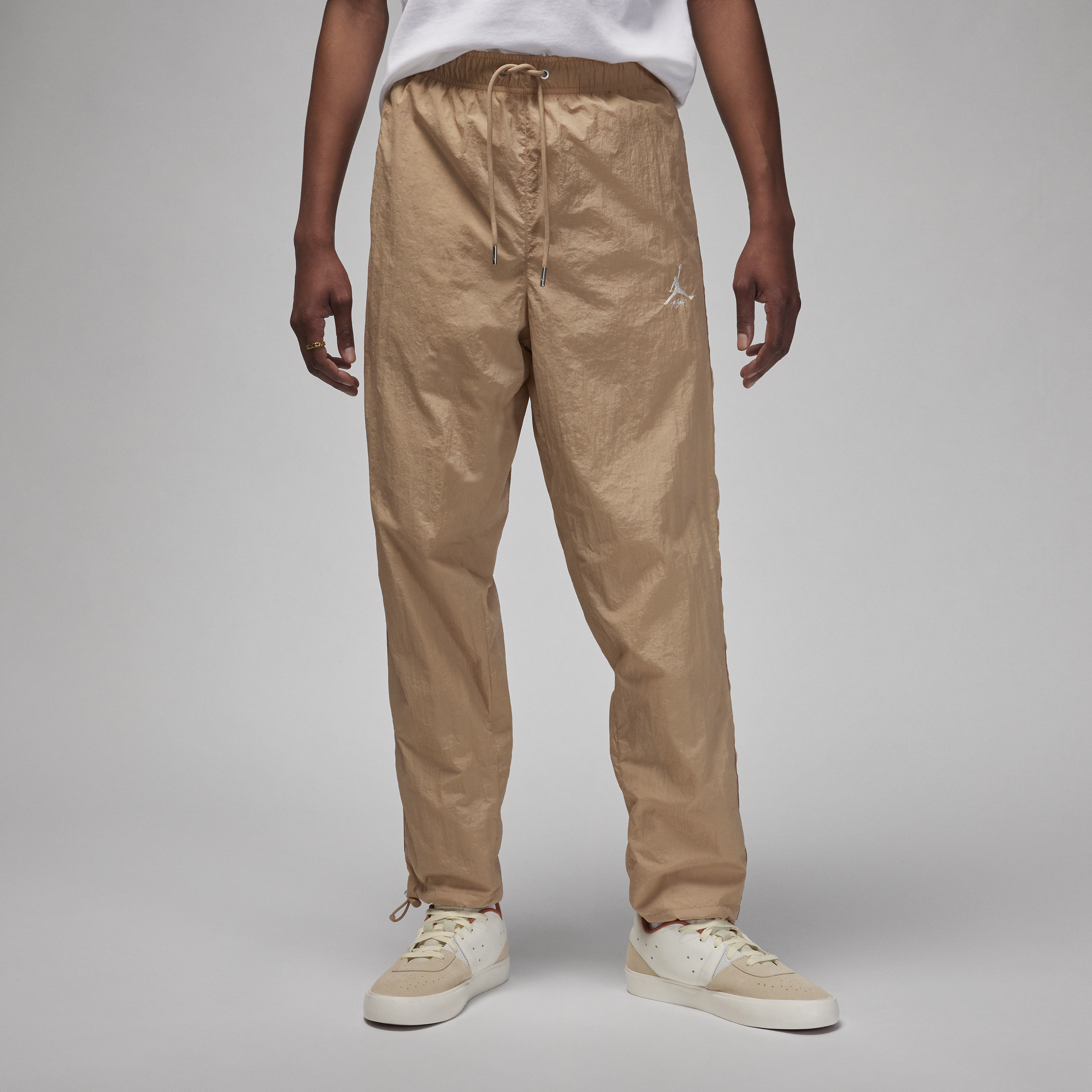 Shop Jordan Men's  Essentials Warmup Pants In Brown