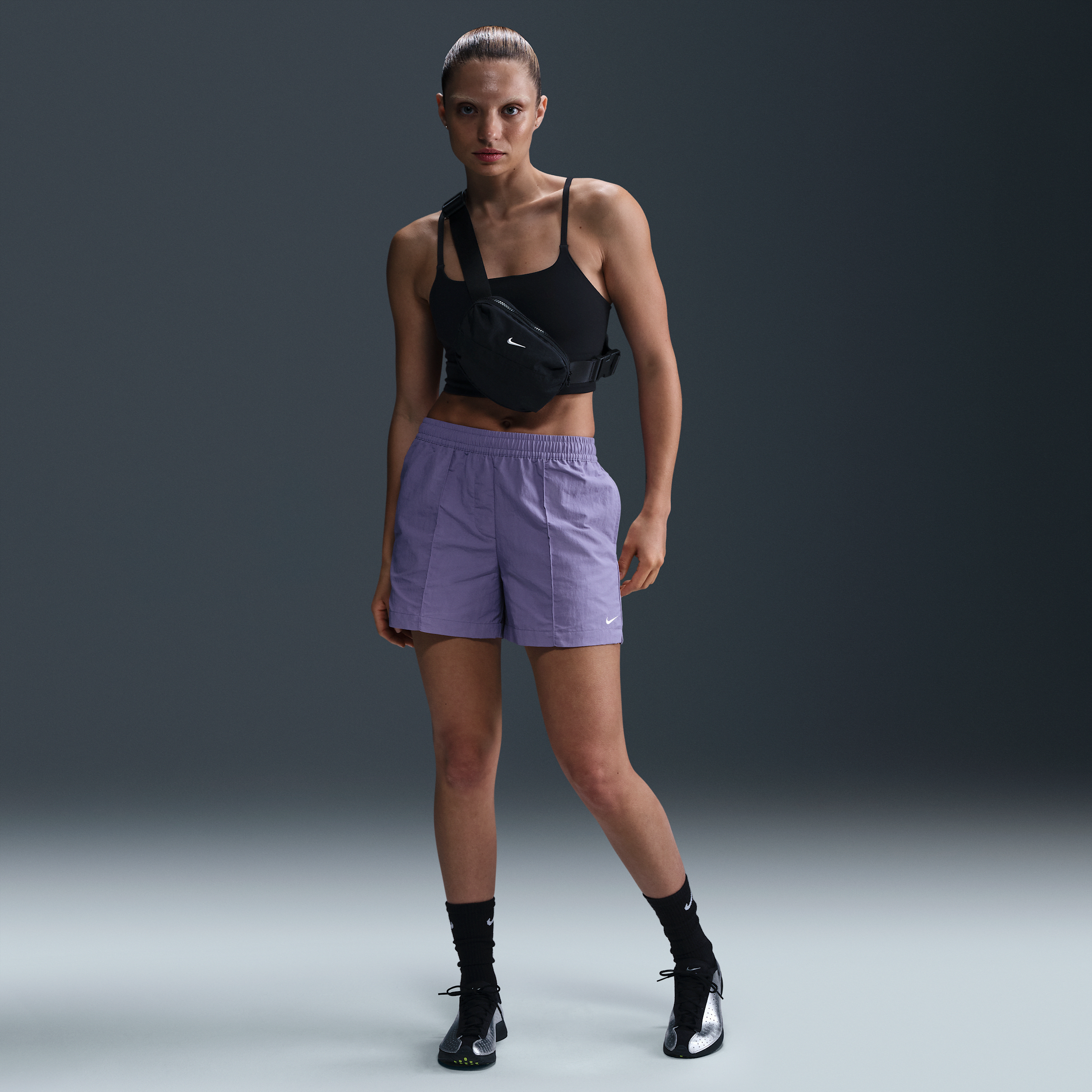 Nike Women's Sportswear Everything Wovens Mid-rise 5" Shorts