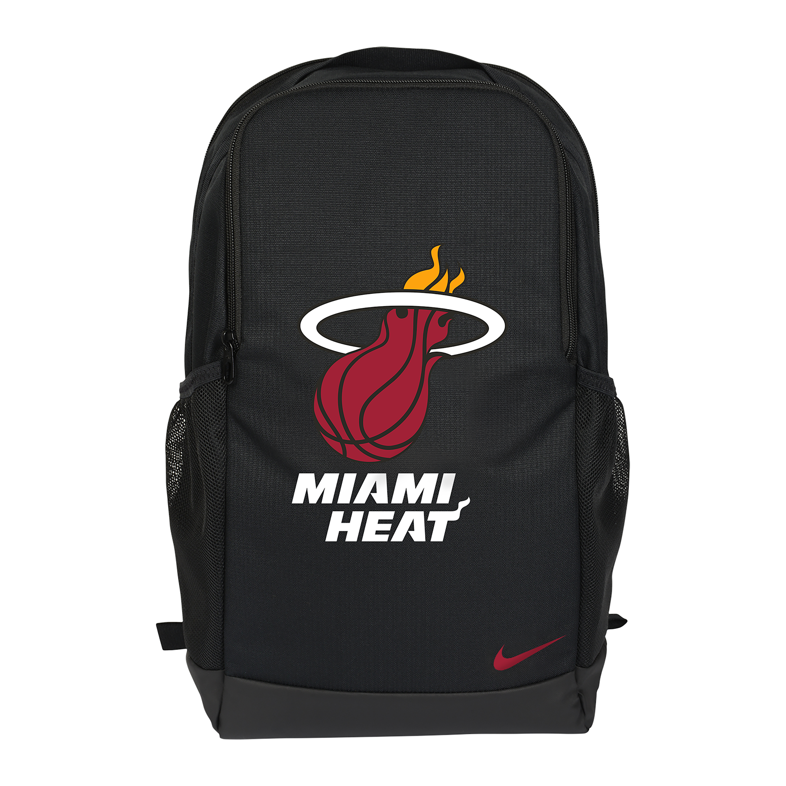 Miami Heat Brasilia Nike Unisex NBA Backpack (24L) in Black | 9Z2UMNAXA-MIA