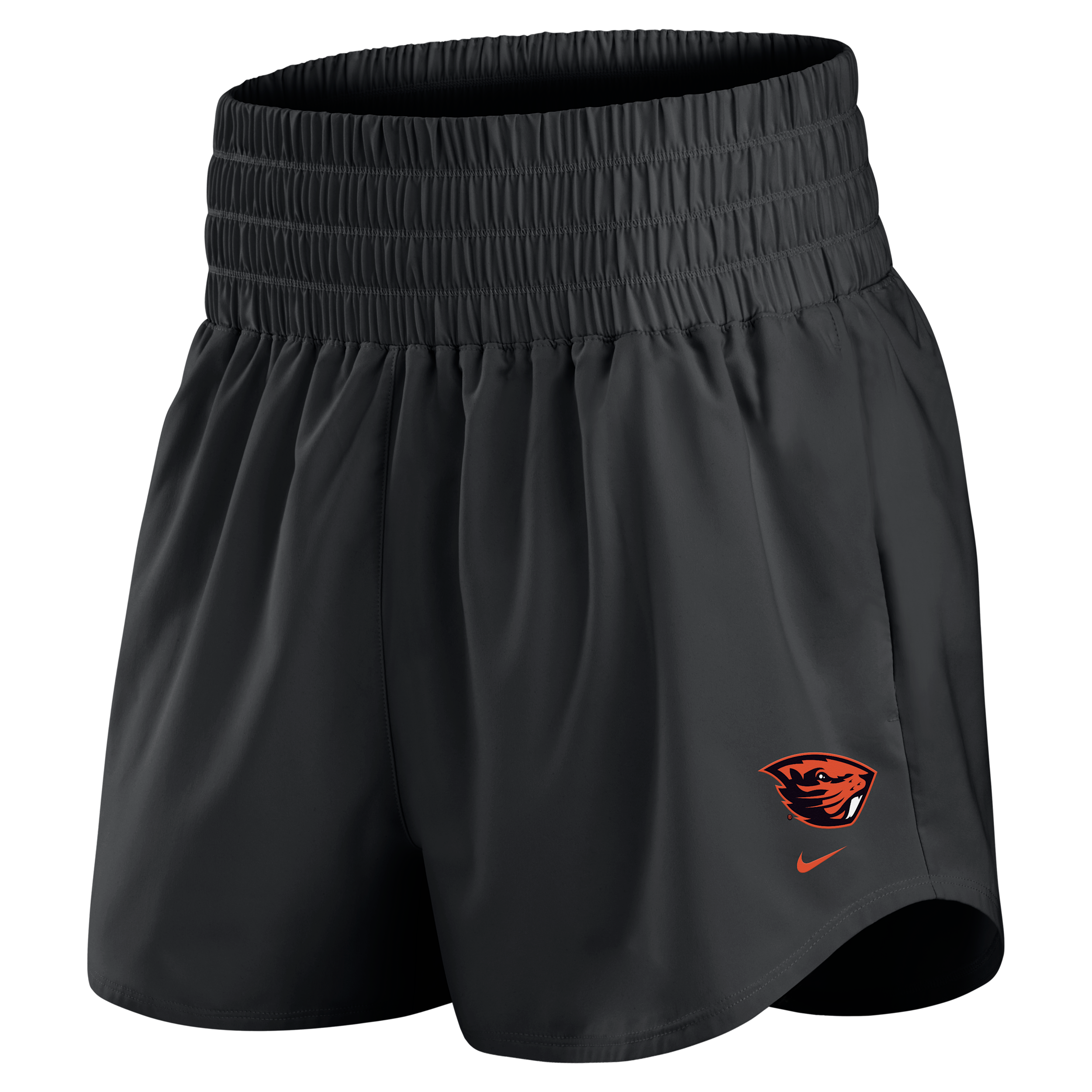 Oregon State Primary Logo One Nike Women's Dri-FIT College Shorts in Black | IM0075-010