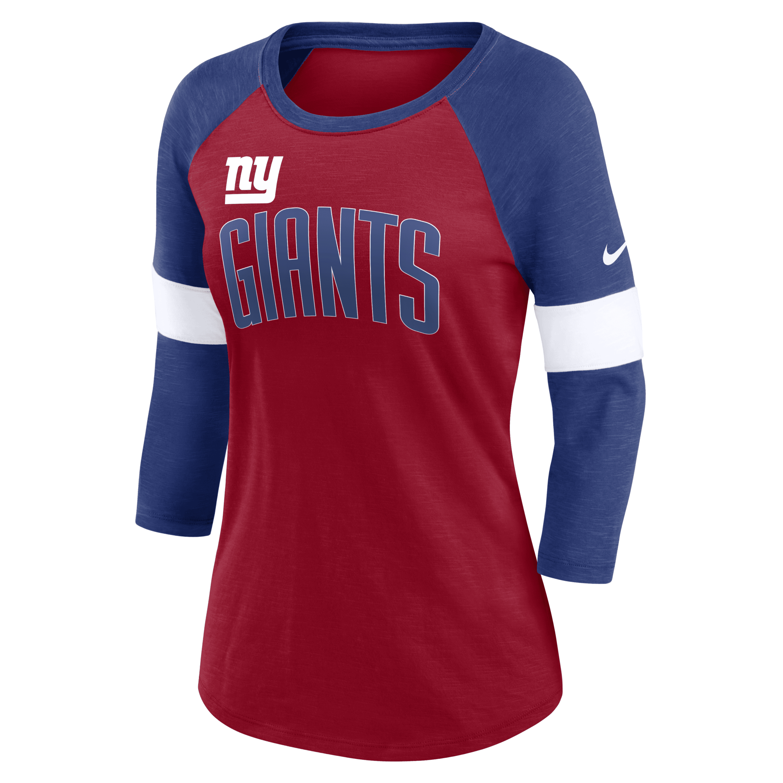 Nike Pride (NFL New York Giants) Women's 3/4-Sleeve T-Shirt. Nike