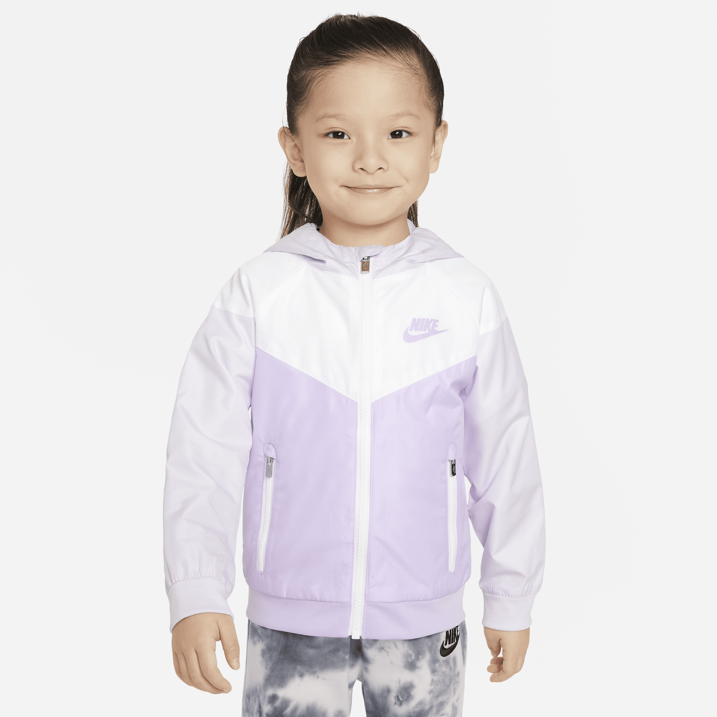 Shop Nike Toddler Windrunner Jacket In Purple