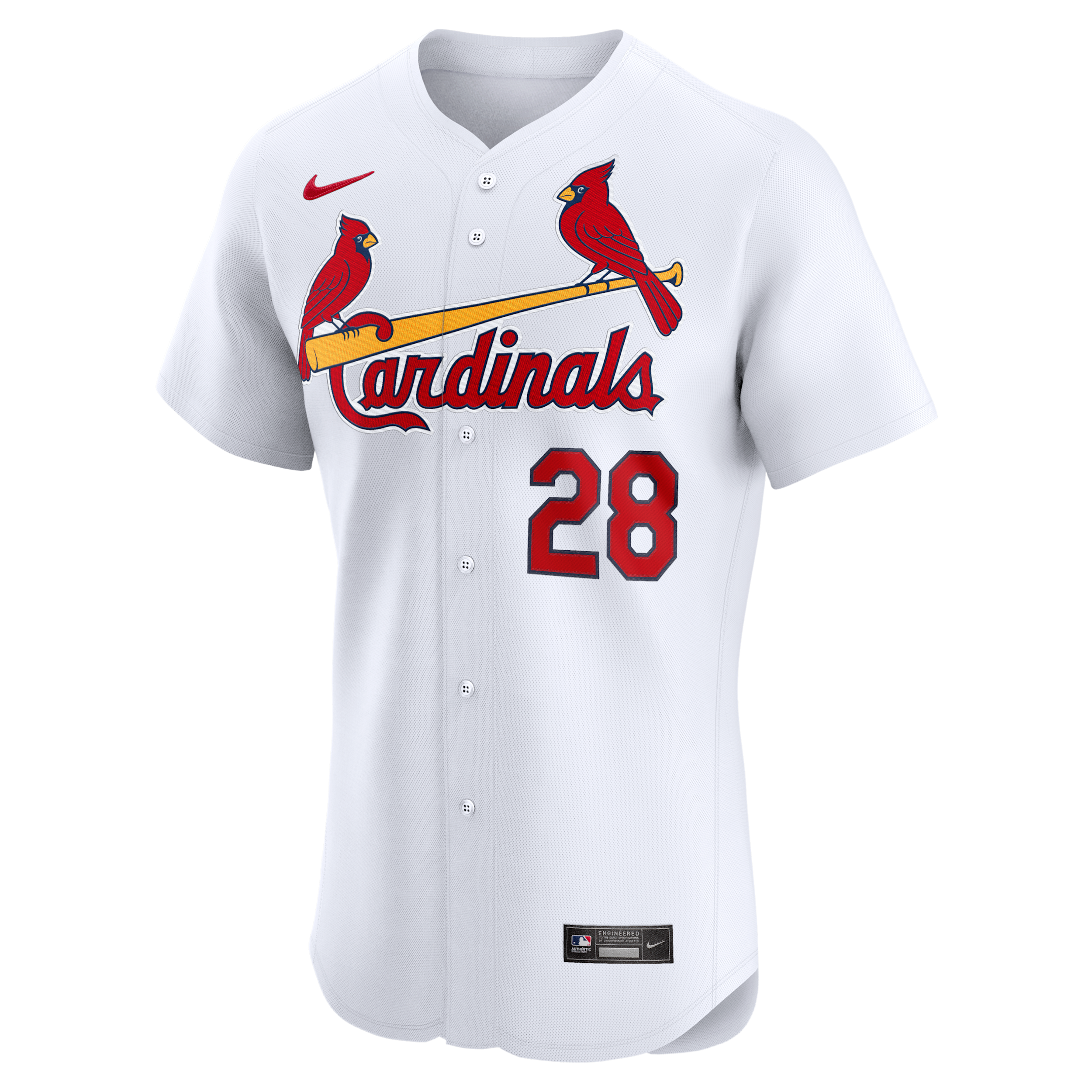 Nolan Arenado St. Louis Cardinals Nike Men's Dri-FIT ADV MLB Elite Jersey in White | 90B0SCHOSC9-008