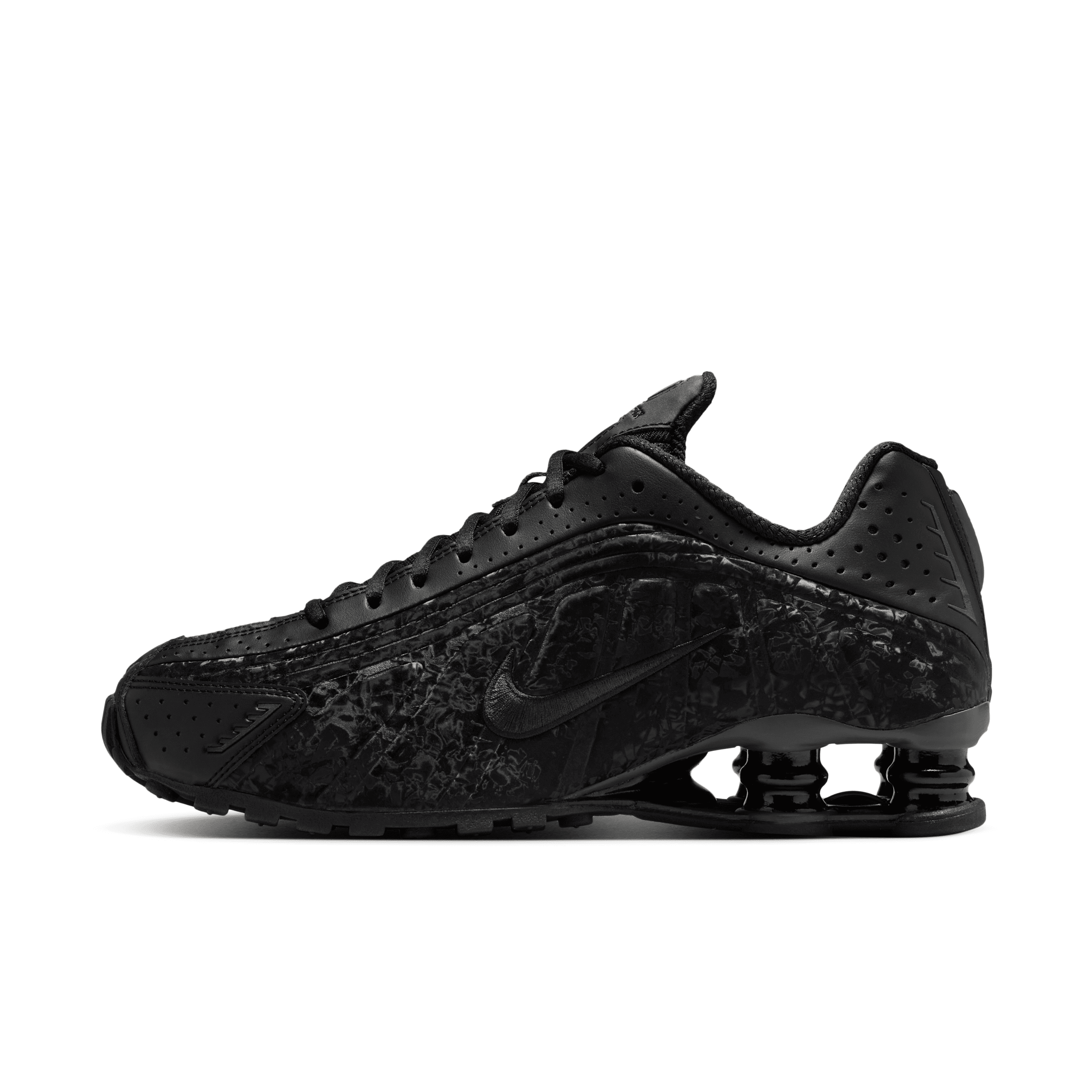 Nike Shox R4 Sneaker In Black