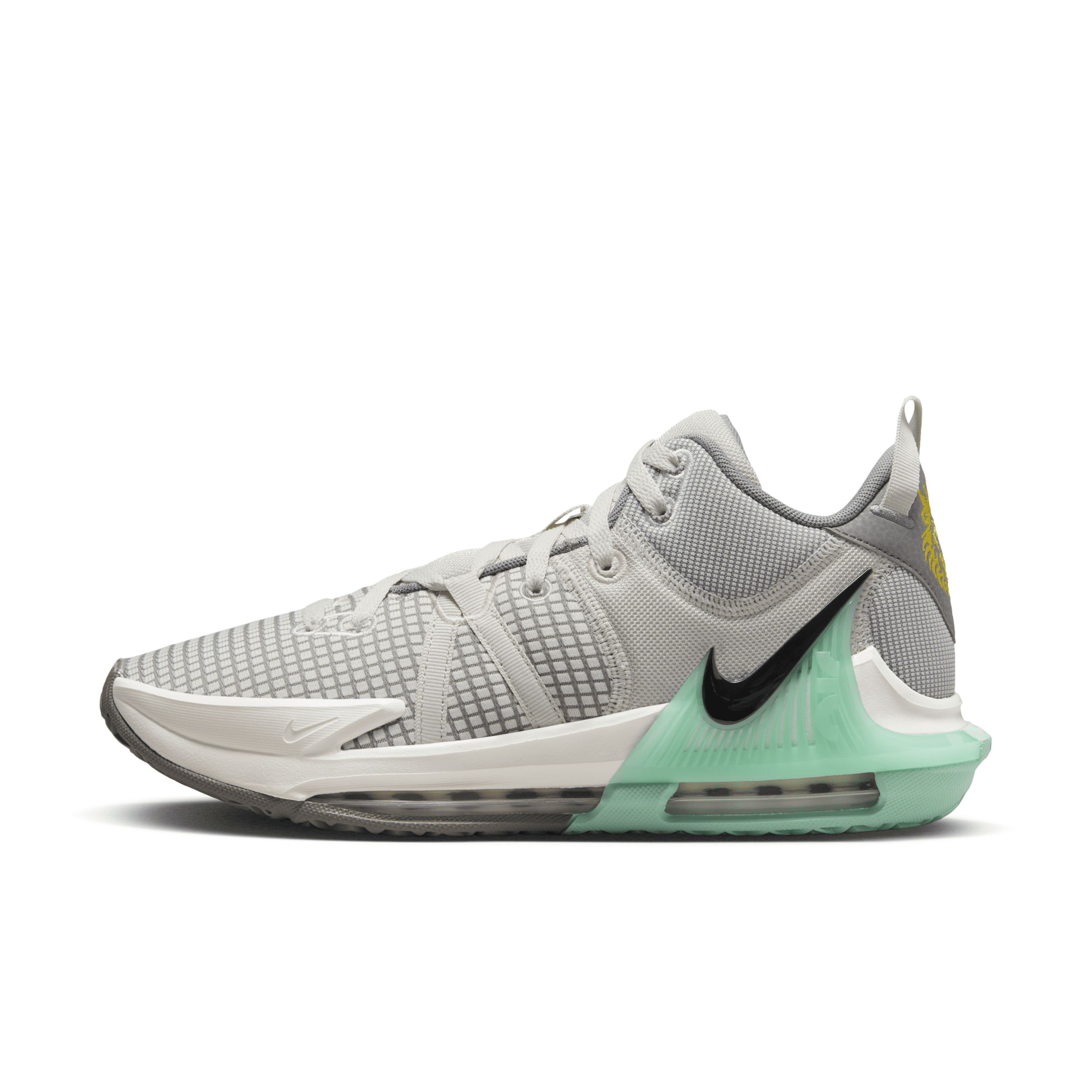 Nike Men's Lebron Witness 7 Basketball Sneakers From Finish Line In Grey