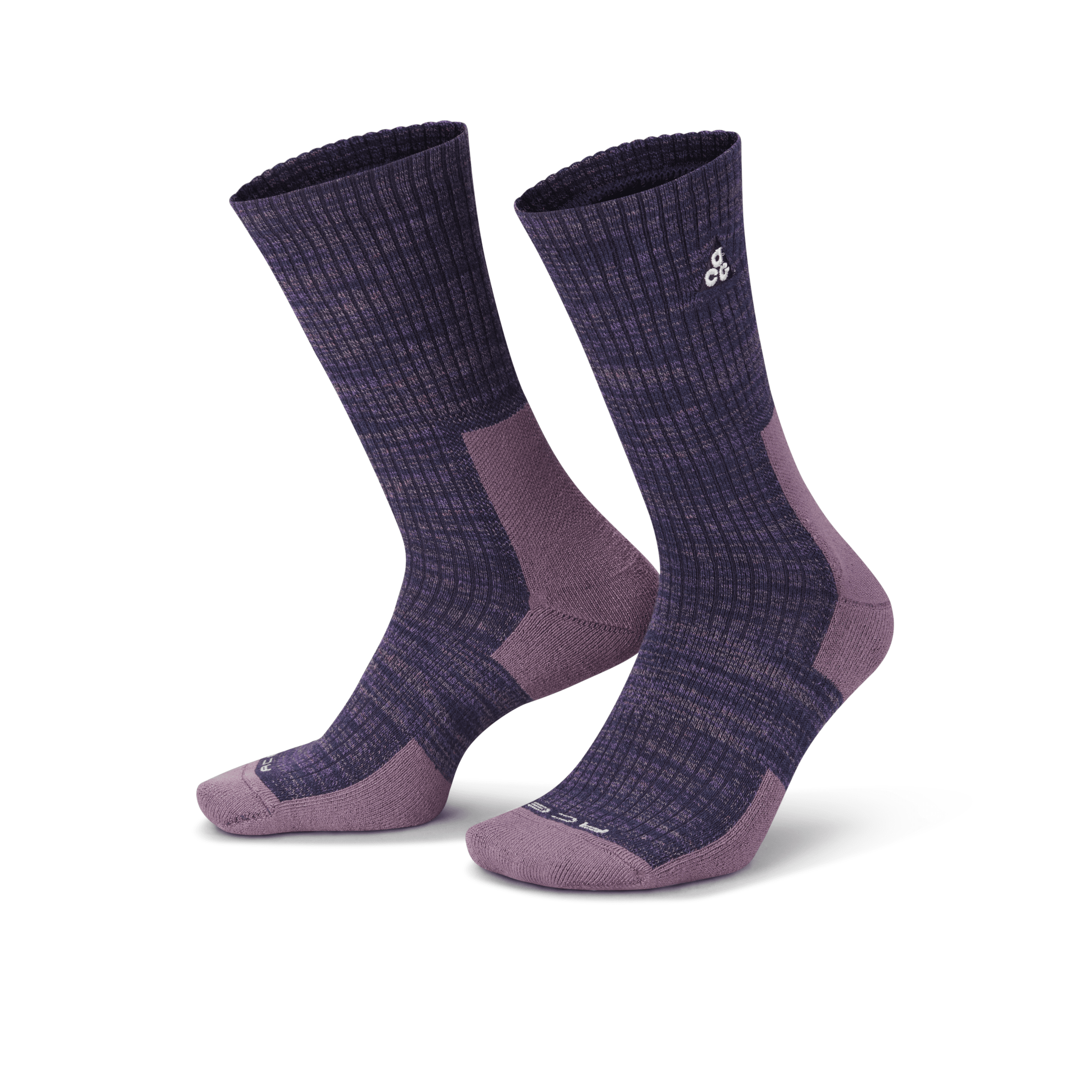 Nike Unisex  Acg Everyday Cushioned Crew Socks (1 Pair) In Purple