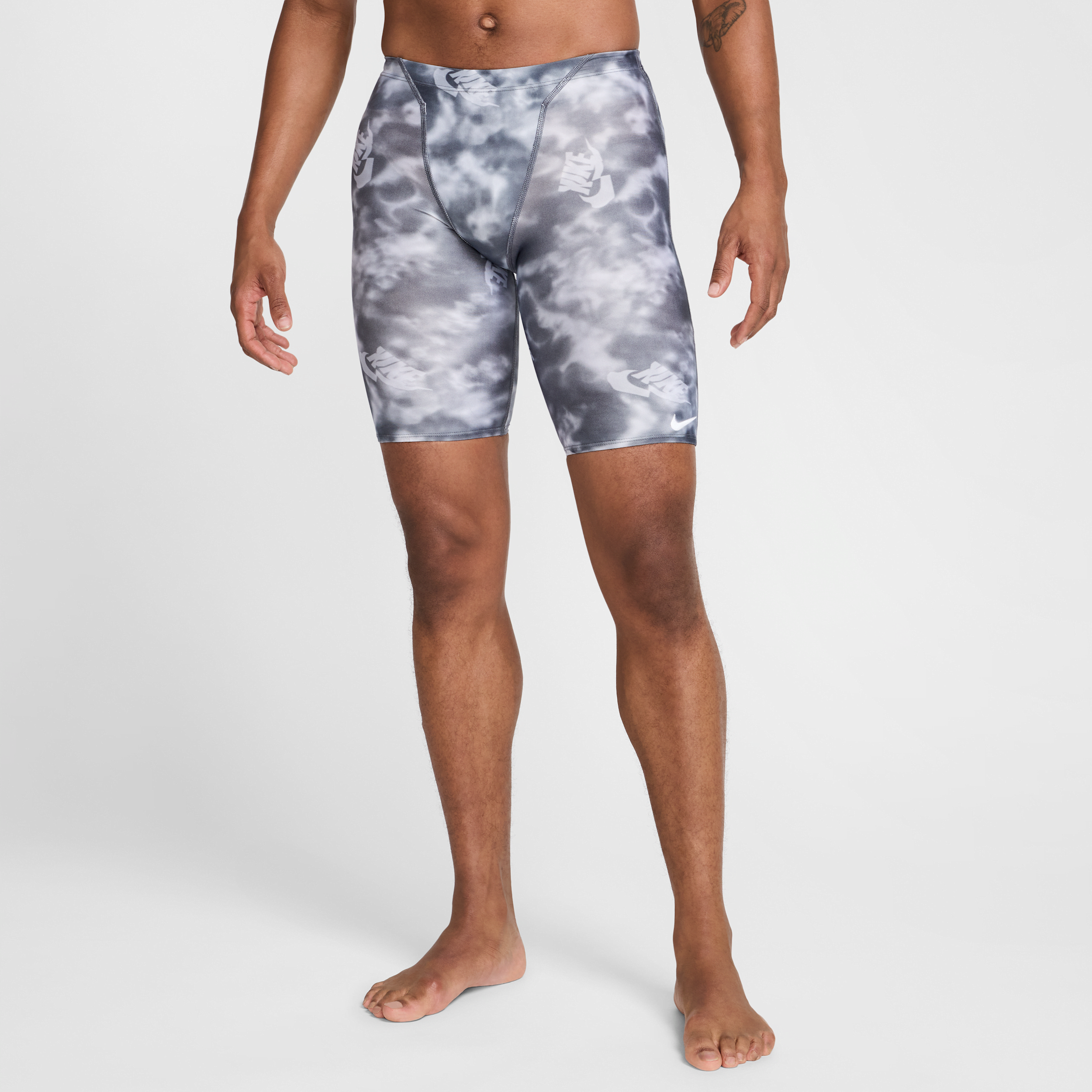 Nike Men's Swim Hydrastrong Jammer In Grey