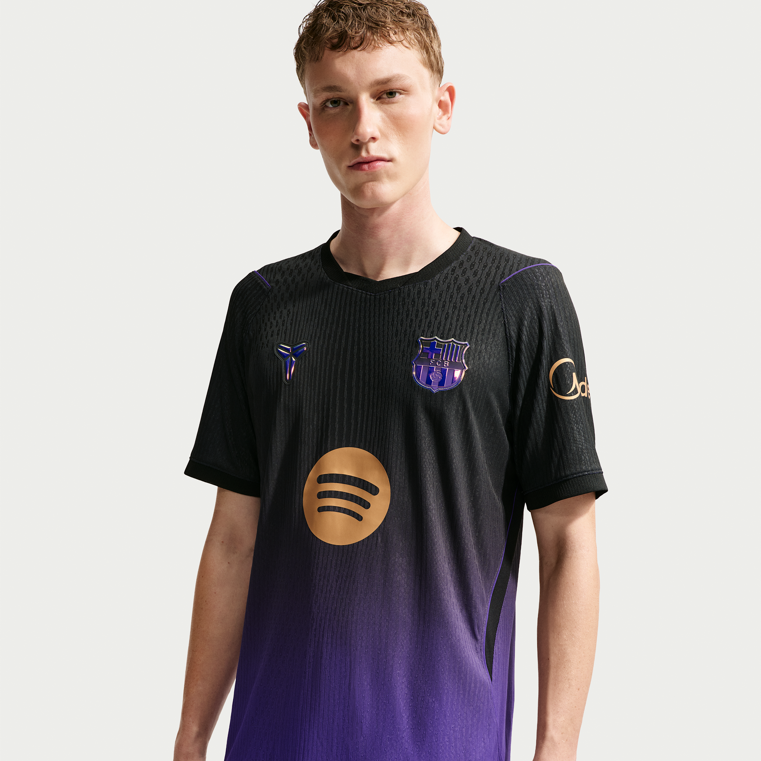 Men's Nike FC Barcelona 2026/27 Match Away Kobe Aero-FIT Soccer Authentic Jersey in Purple | II2752-505