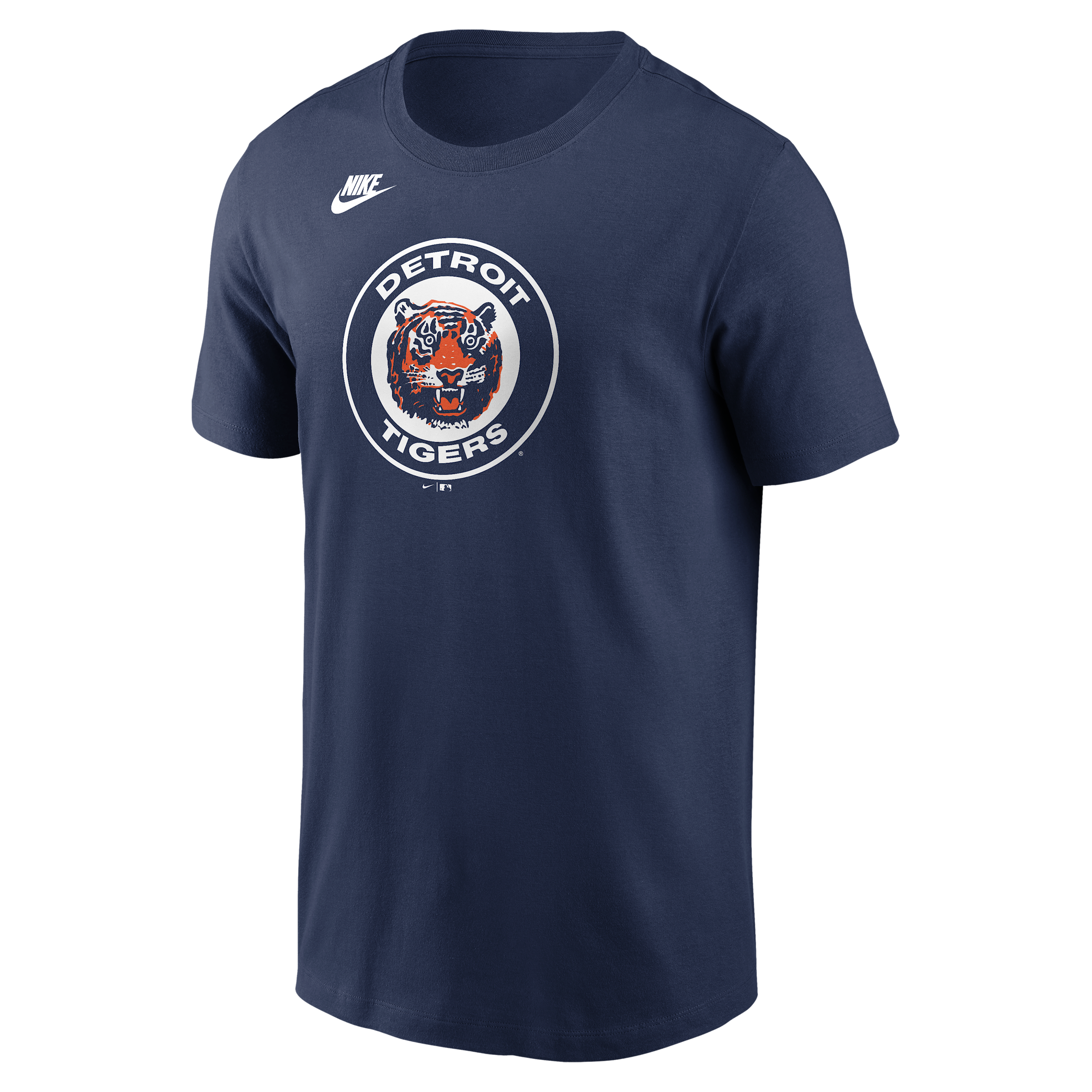 Detroit Tigers Cooperstown Team Logo Nike Men's MLB T-Shirt in Blue | N19944BD61-UTY