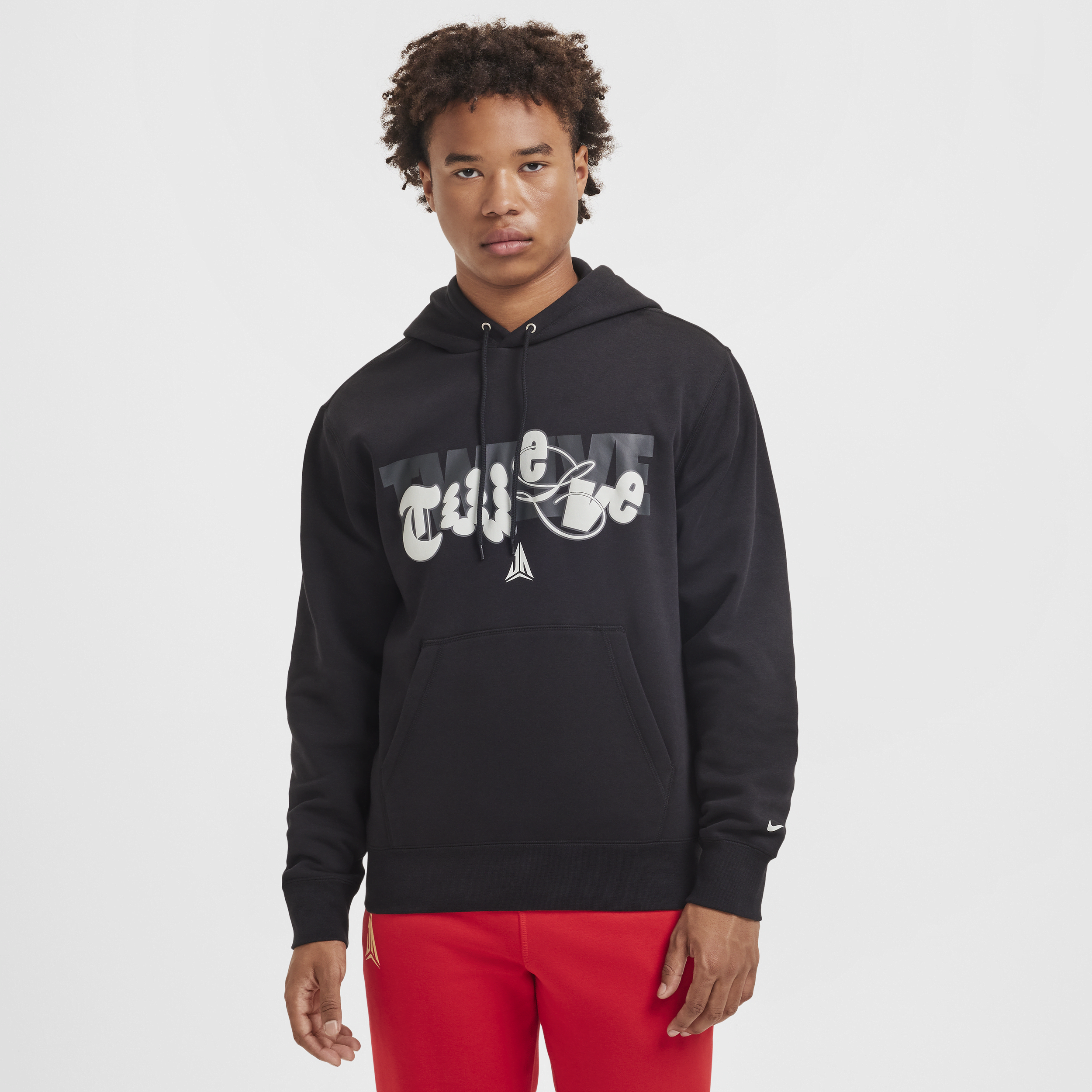 Nike Men's Ja Fleece Basketball Hoodie In Black