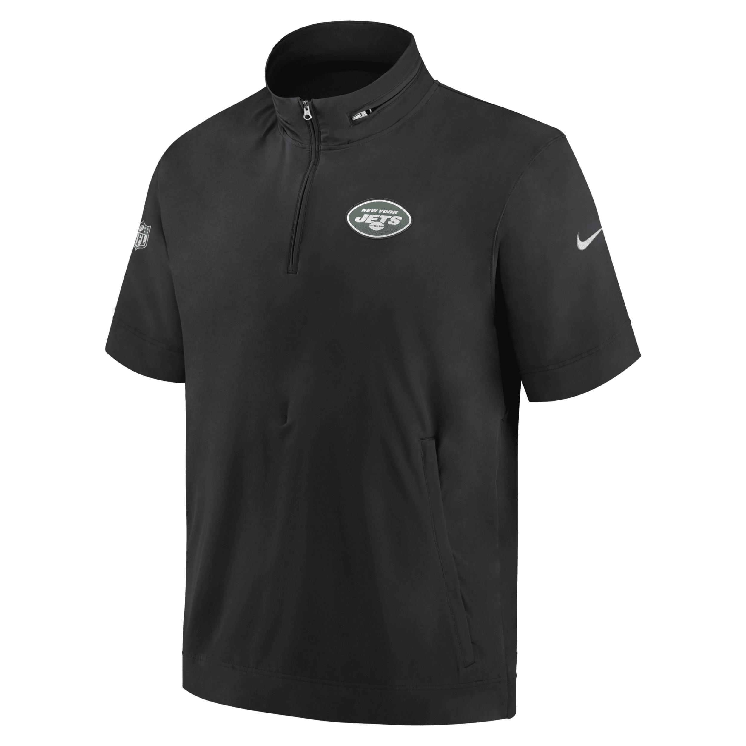 Shop Nike Men's Sideline Coach (nfl New York Jets) Short-sleeve Jacket In Black