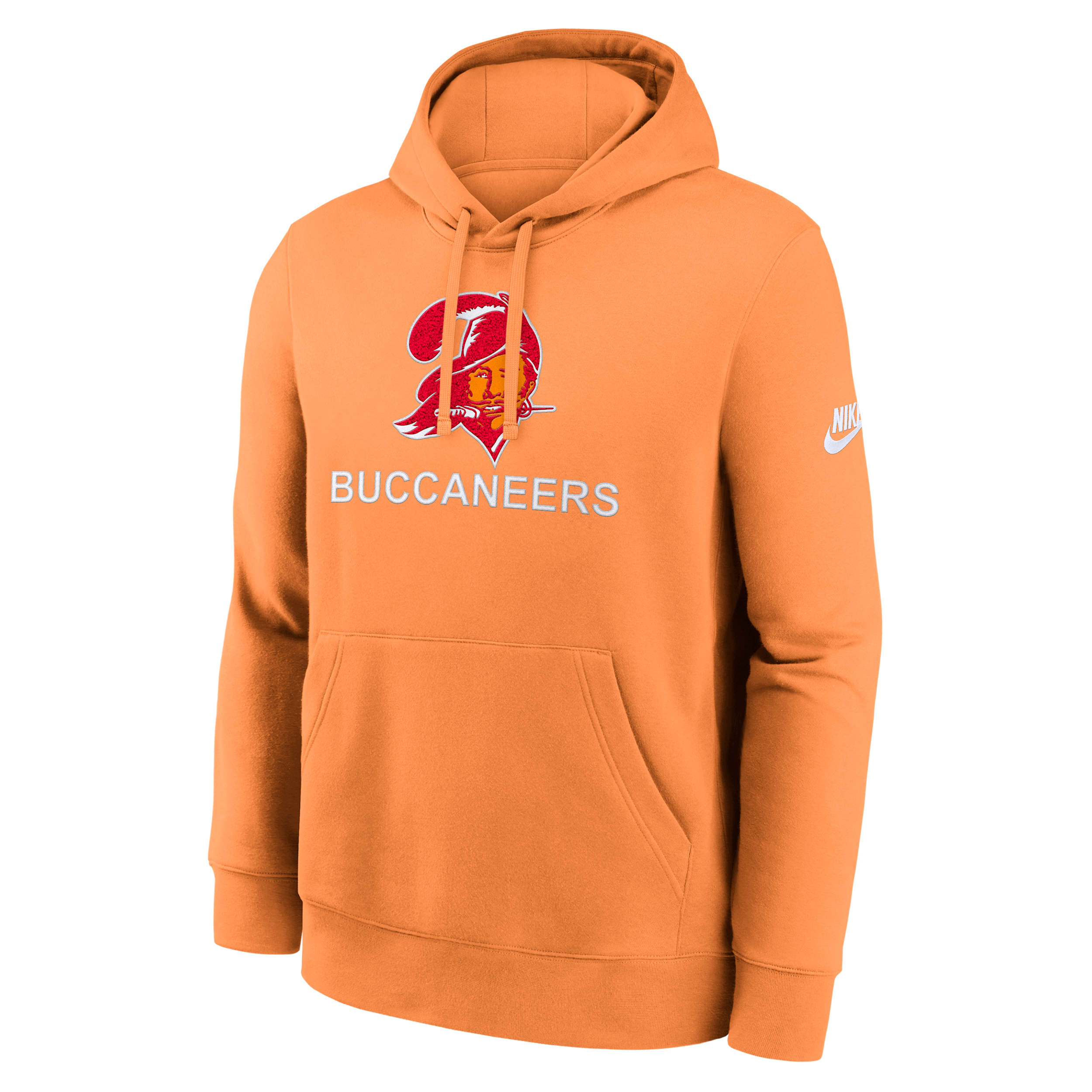 Nike Tampa Bay Buccaneers Best Season Rewind Club  Men's Nfl Pullover Hoodie In Orange