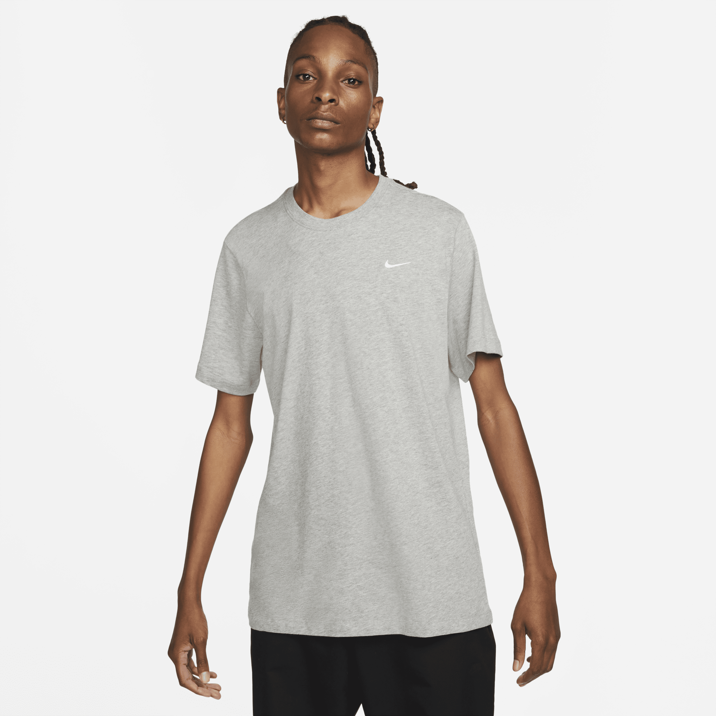 Nike Men's  Sportswear Swoosh T-shirt In Grey