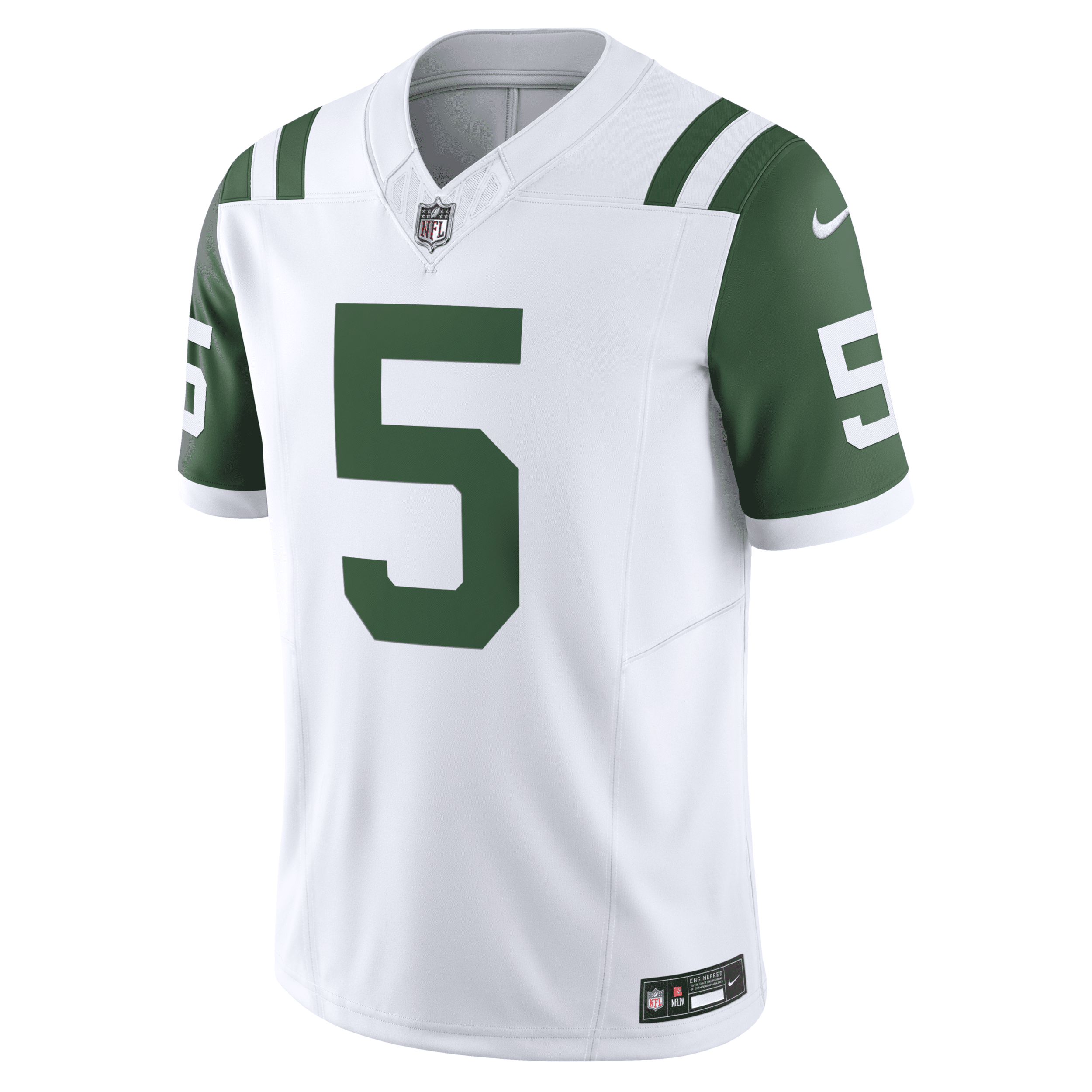 Nike Garrett Wilson New York Jets Men's Dri-fit Nfl Limited Football Jersey In White