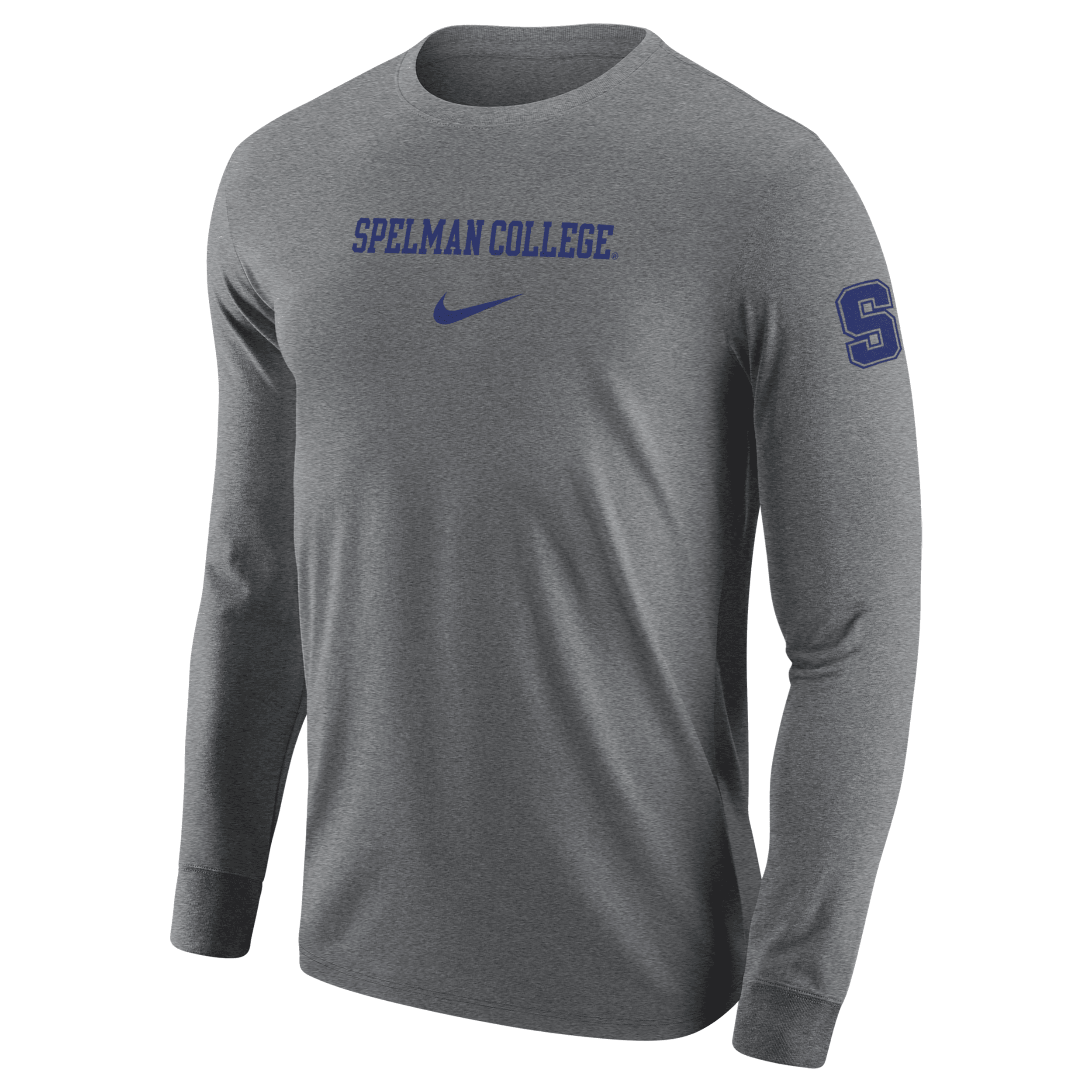 Shop Nike Spelman  Men's College Long-sleeve T-shirt In Black
