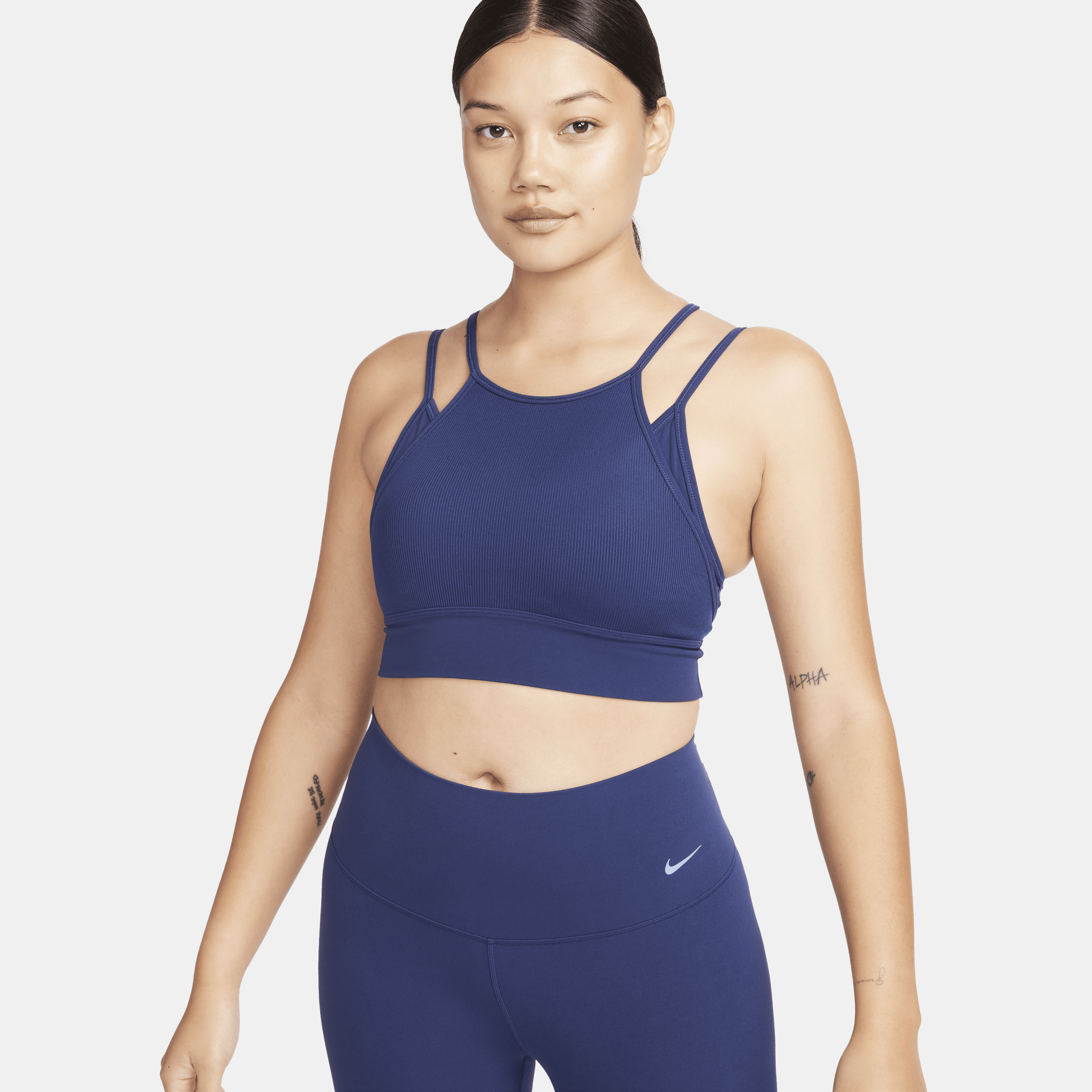 Nike Indy Strappy Women's Light-Support Padded Ribbed Longline