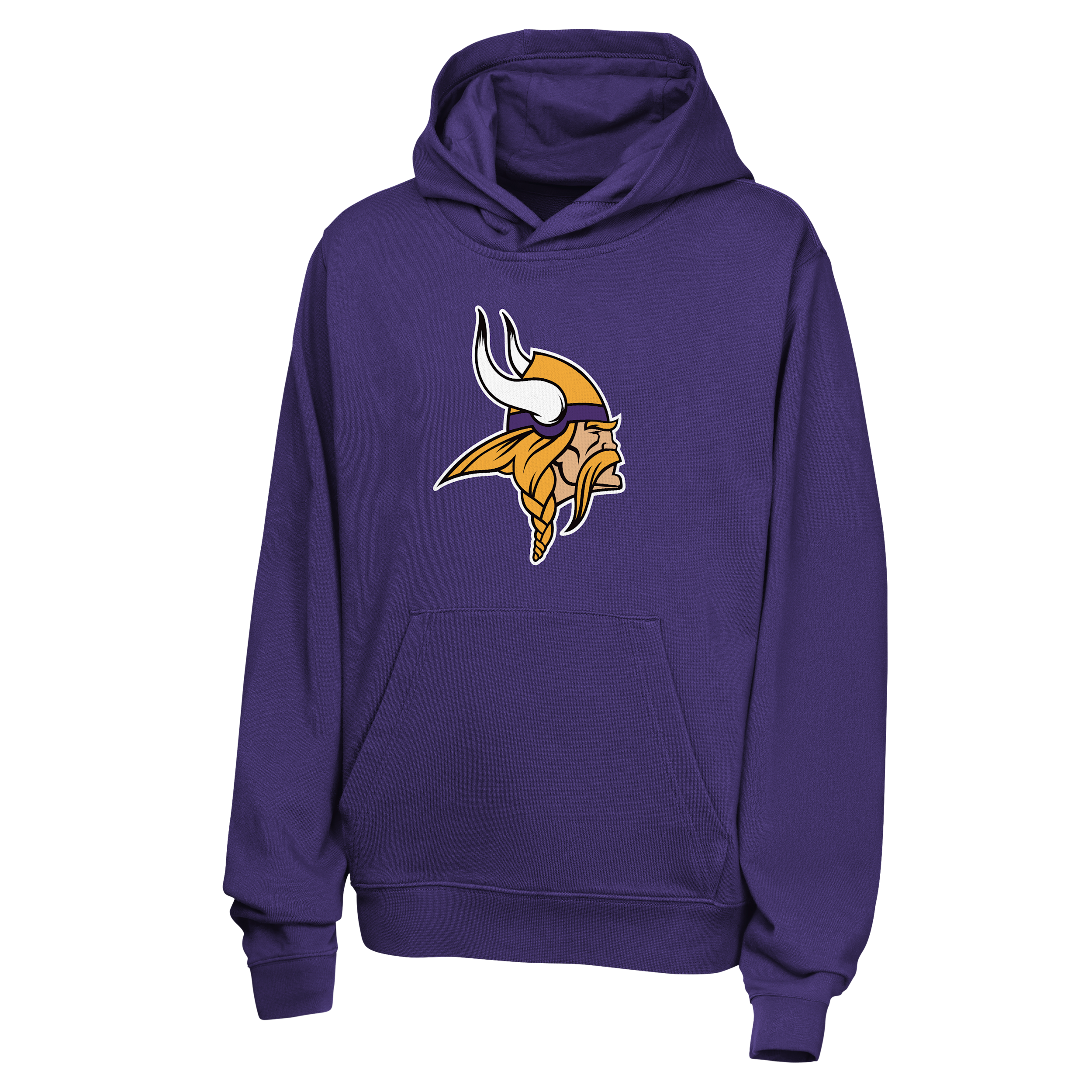 Nike Big Boys' and Girls' Justin Jefferson Purple Minnesota Vikings Name Number Club Fleece Hoodie - Purple