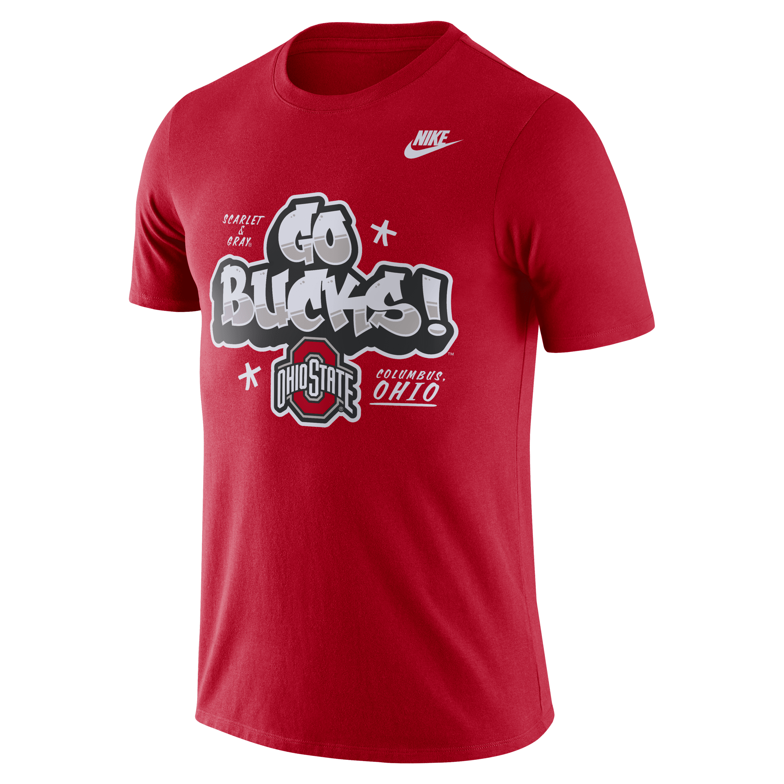 Nike Ohio State  Men's College T-shirt In Red