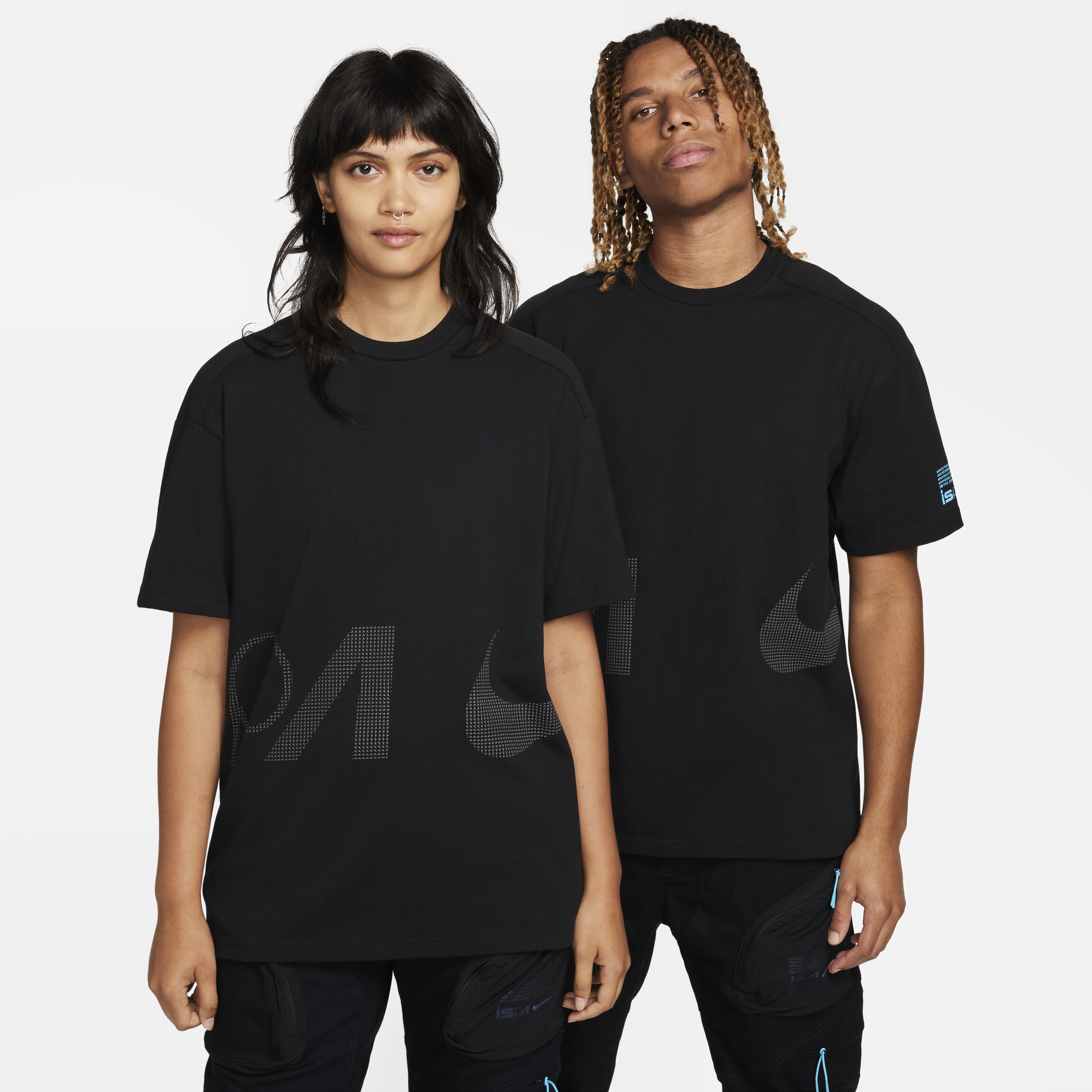 Nike Unisex Ispa Short-sleeve T-shirt In Black