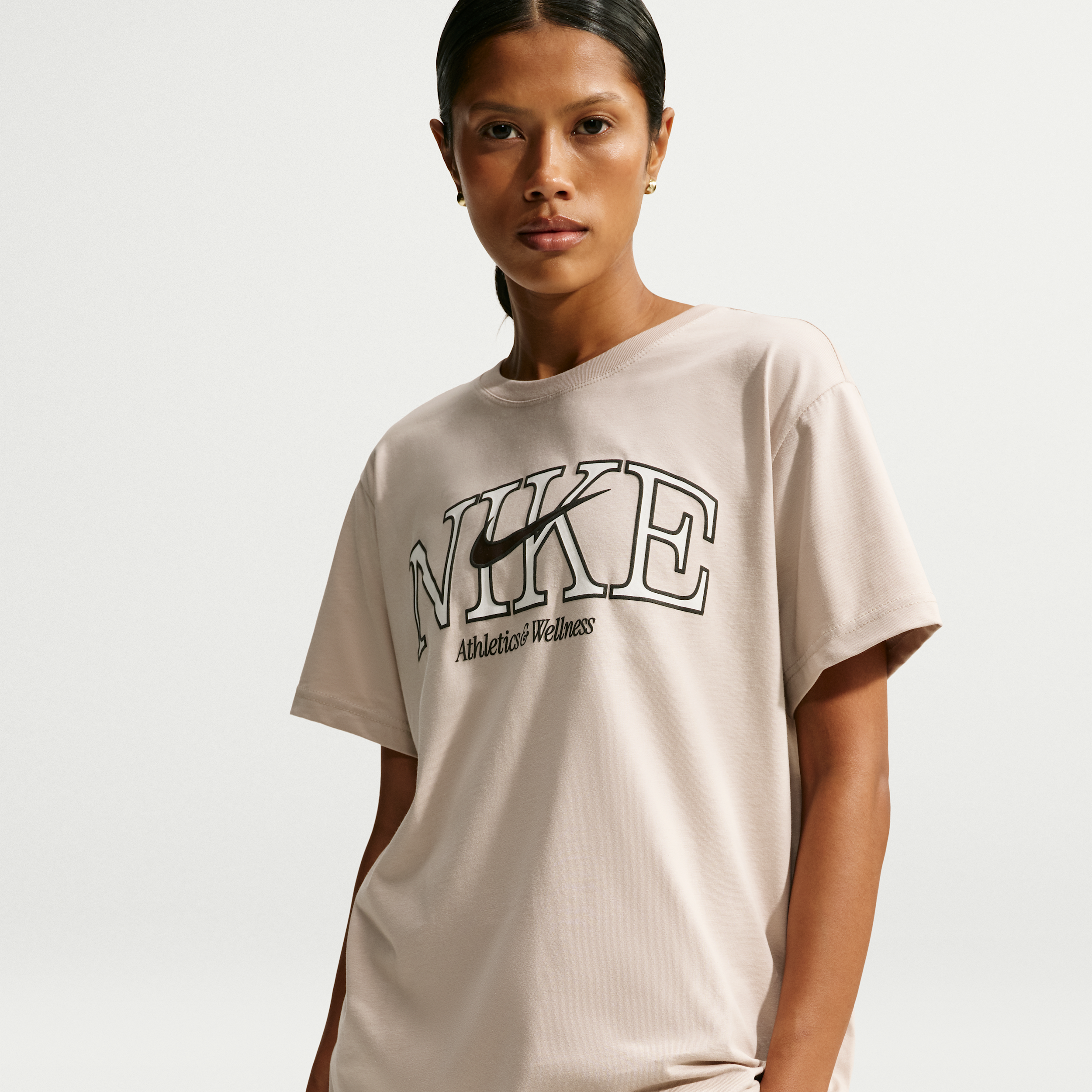 Women's Nike Sportswear Classic Oversized T-Shirt in Brown | IM6396-236